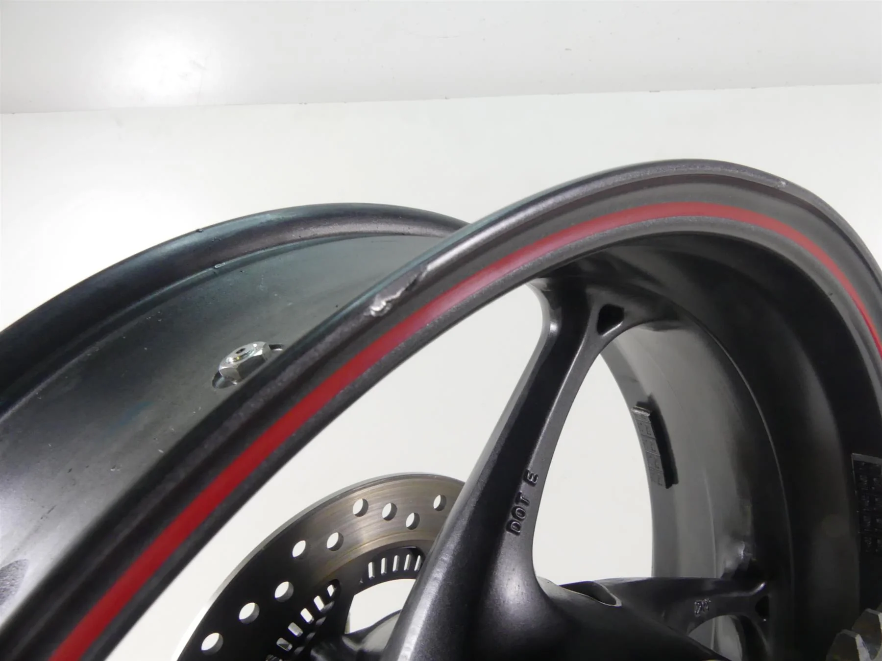 2013 Triumph Street Triple 675R Rear Wheel Rim 17x5.5 -Read T2011009 - Image 8