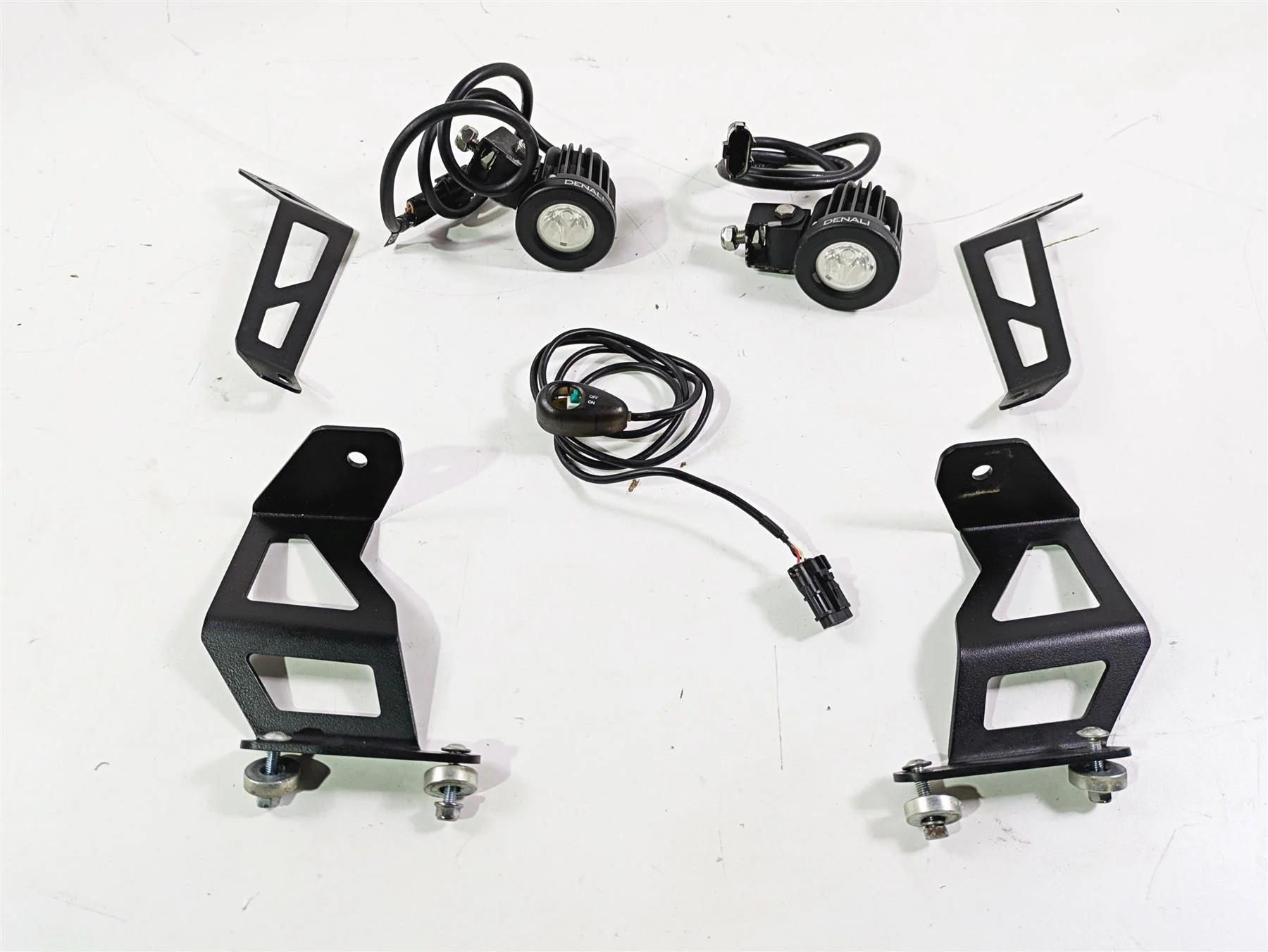 2013 Triumph Tiger 1215 Explorer Denali Auxiliary Light Spots Led + Mount -Read - Image 12