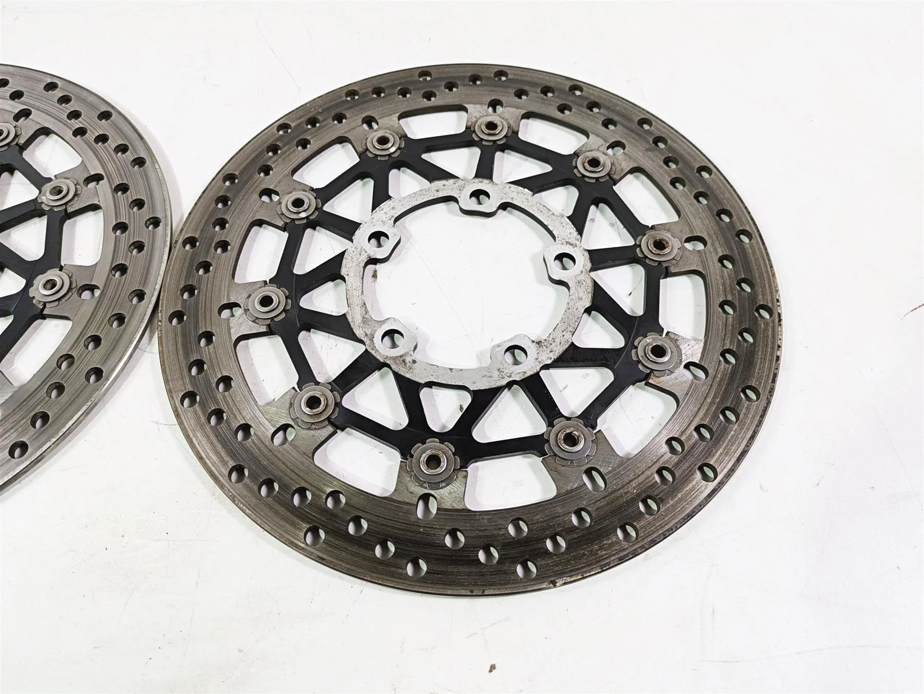 2013 Triumph Tiger 1215 Explorer Front Brake Disc Rotor Set T2024400 - Image 3