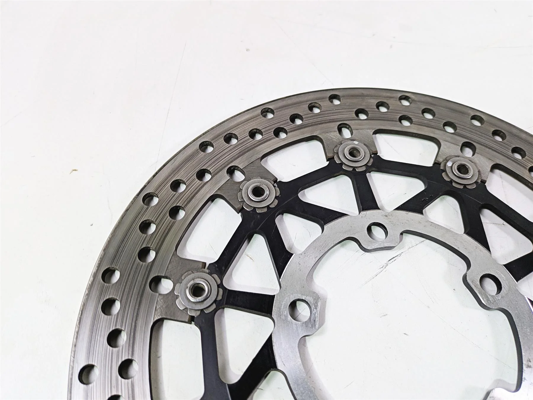 2013 Triumph Tiger 1215 Explorer Front Brake Disc Rotor Set T2024400 - Image 9