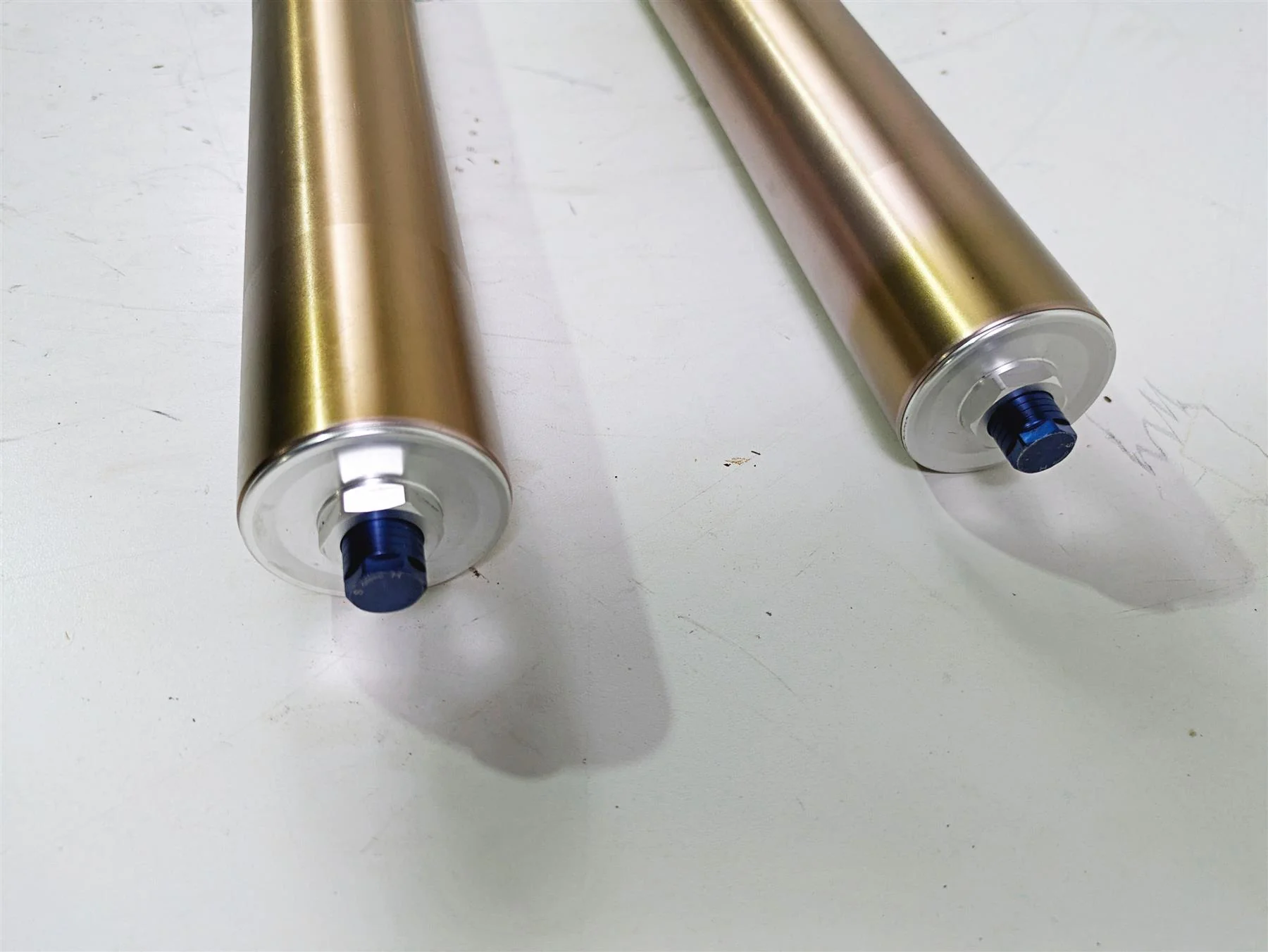 2013 Triumph Tiger 1215 Explorer Straight Front Fork Leg Set - Read T2041510 - Image 2