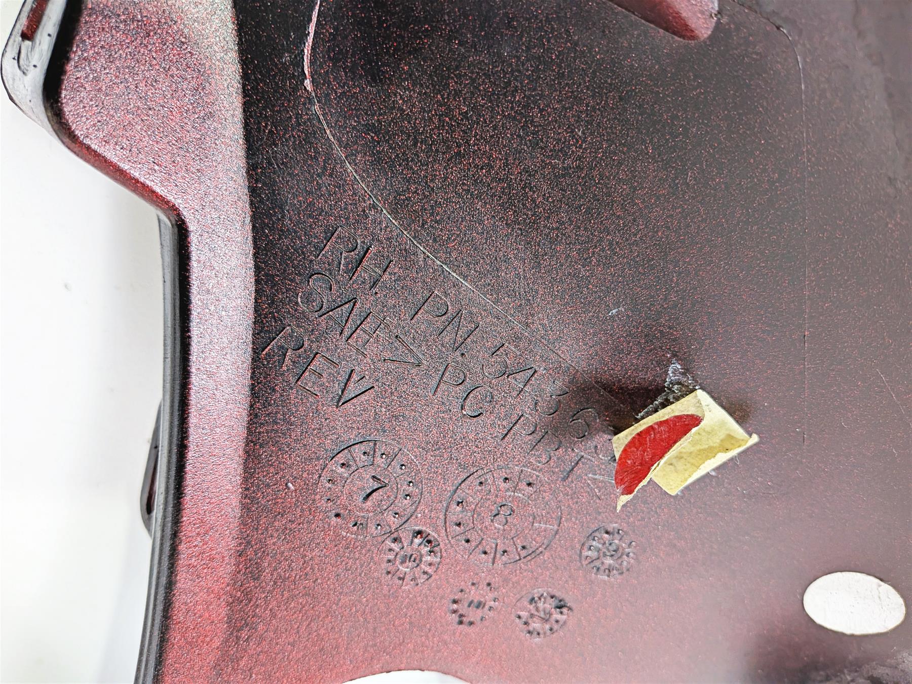 2013 Victory Vision Tour Front Red Left Right Side Cover Fairing Set 5436323 - Image 3