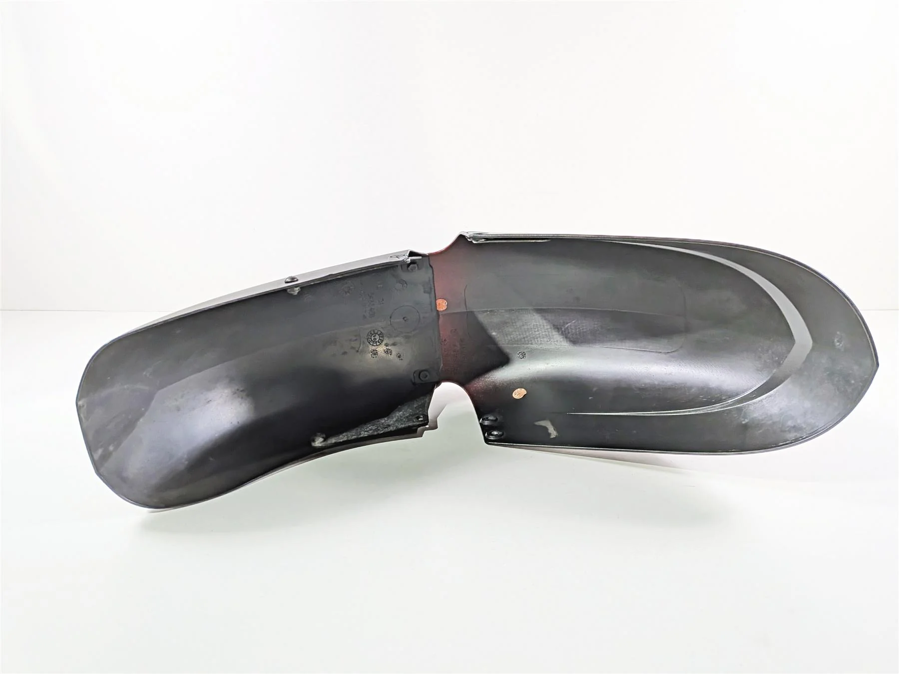 2013 Victory Vision Tour Red Black Front Fender Set - READ 5436457 5436458 5452647 - Image 6