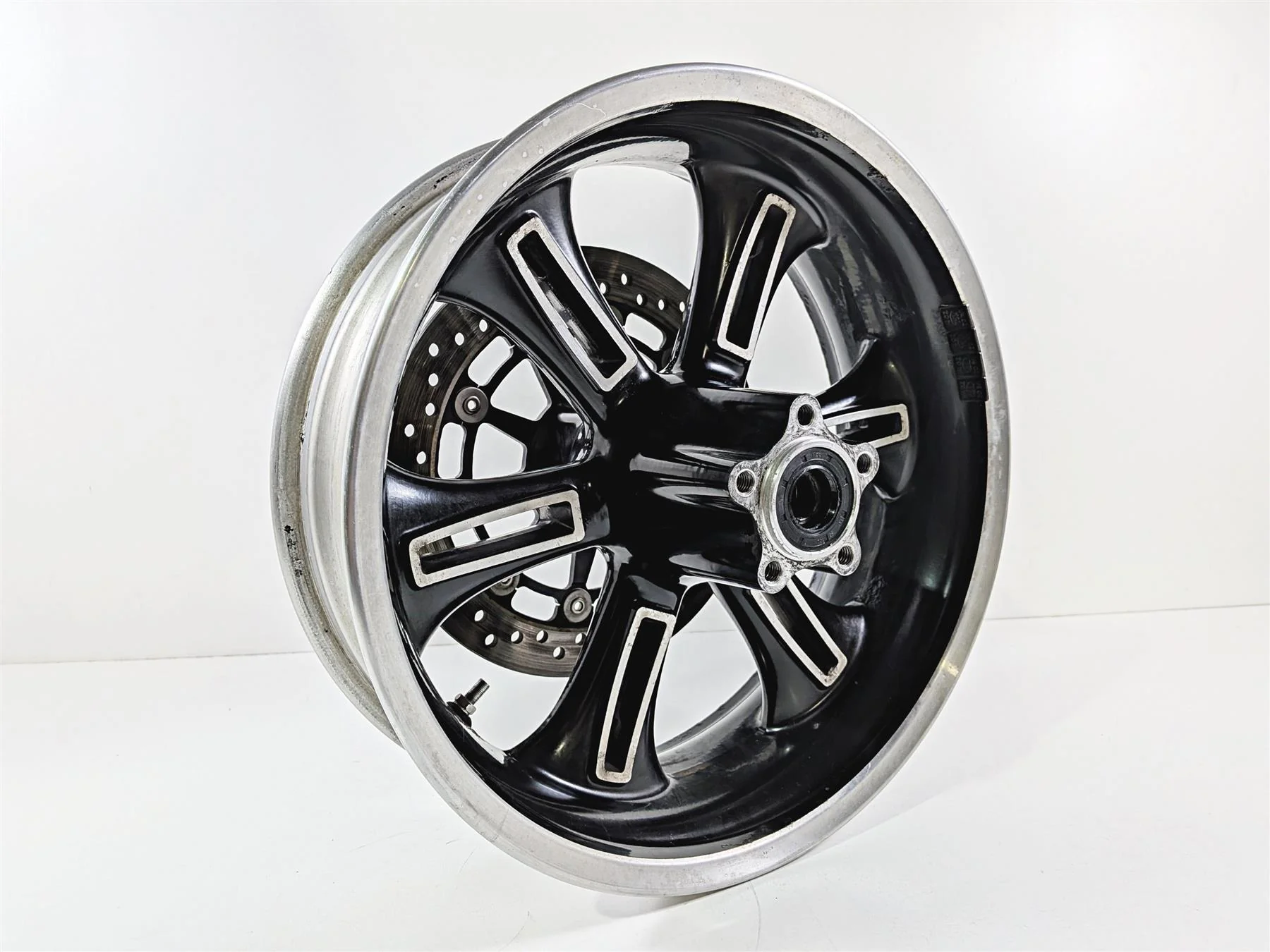 2013 Victory Vision Tour Straight Black Rear Wheel Rim 16x5 1521384 - Image 11