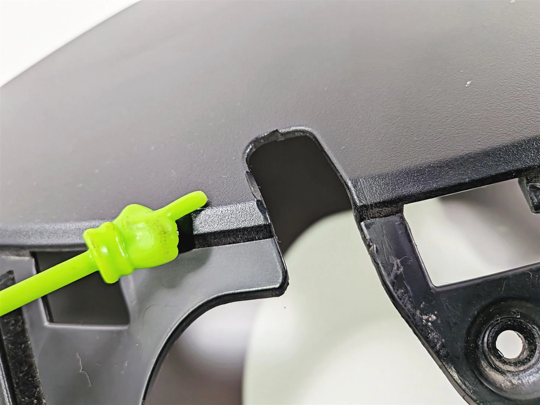 2013 Victory Vision Tour Upper Inner Visor Panel Cover Fairing 5436995 - Image 8