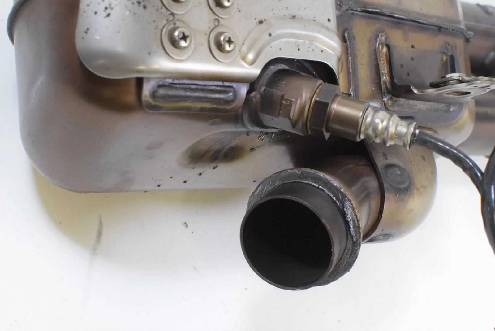 2013 Yamaha YZFR6 YZF R6 Exhaust Pipe Muffler Header Manifold 13S-14610-30 - Image 9