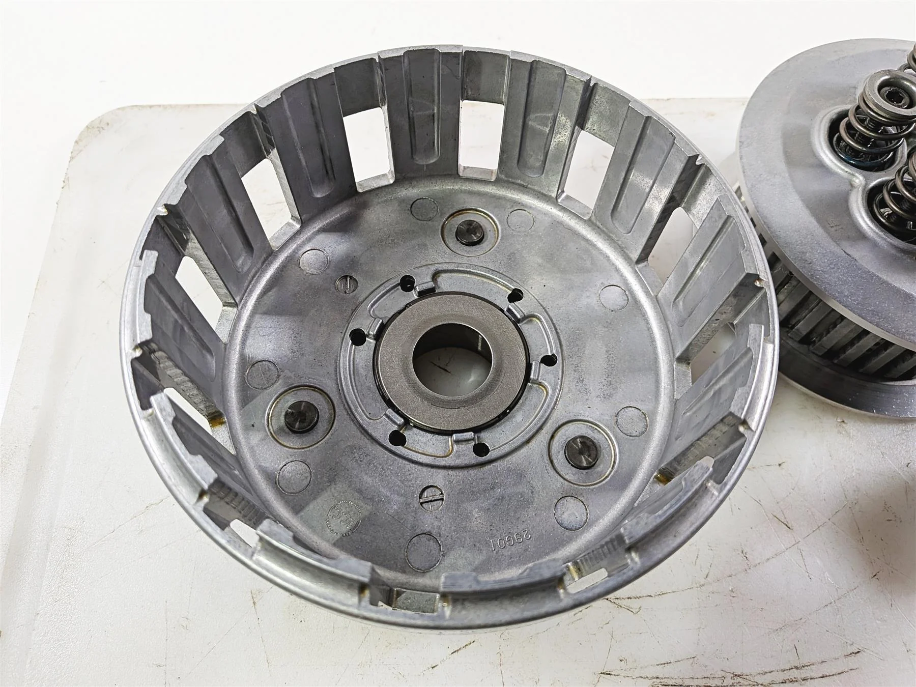 2014 Aprilia RSV4 RR Factory Clutch Basket & Pressure Plate With Springs 893773 - Image 3