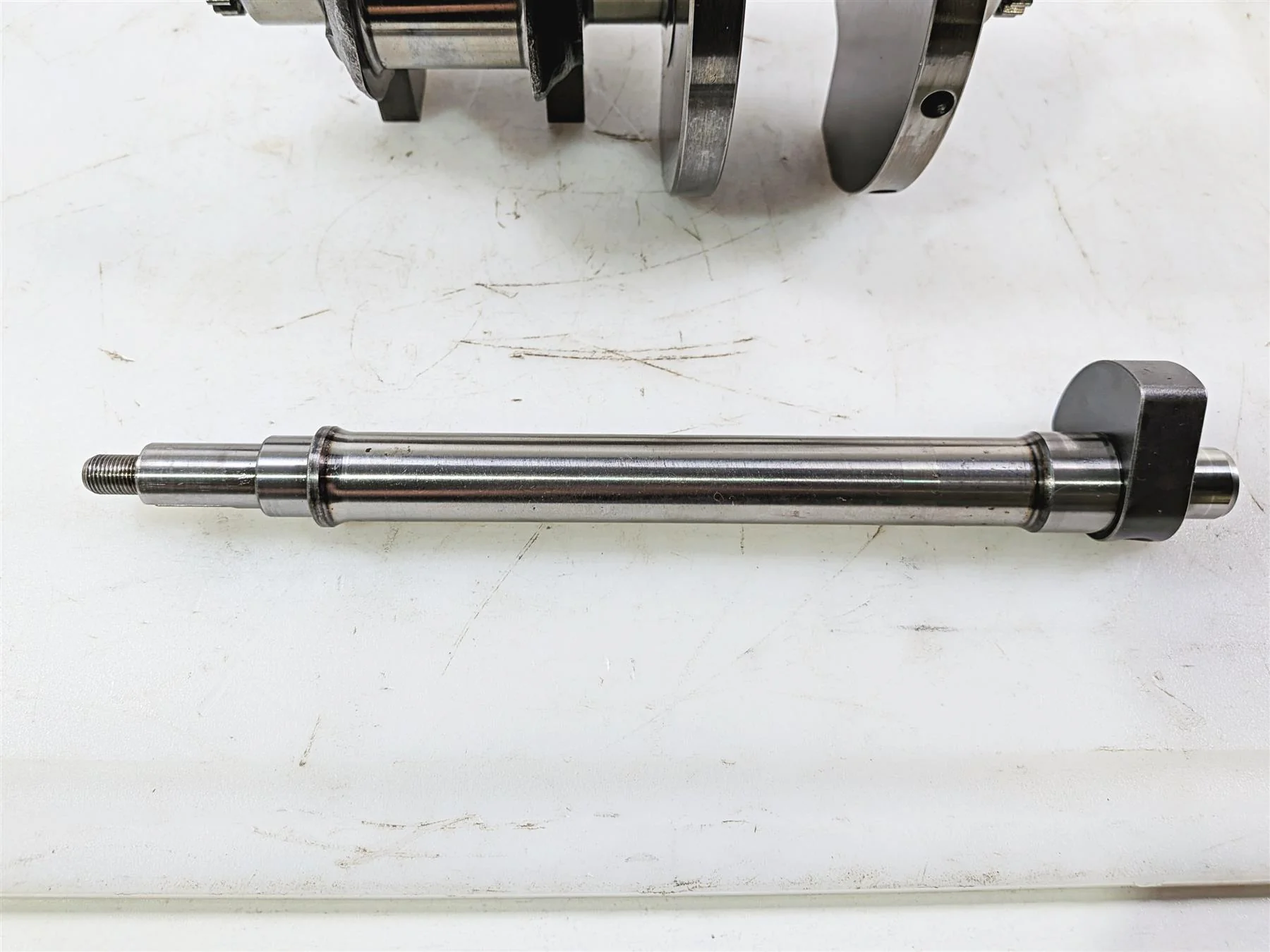 2014 Aprilia RSV4 RR Factory Crankshaft Crank Shaft & Counter Balance B0430675 - Image 10