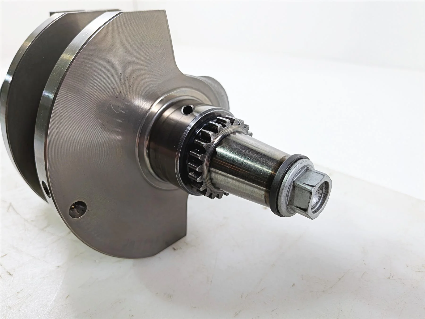 2014 Aprilia RSV4 RR Factory Crankshaft Crank Shaft & Counter Balance B0430675 - Image 8