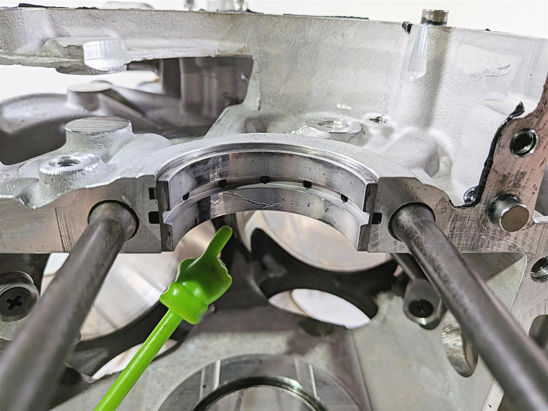 2014 Aprilia RSV4 RR Factory Engine Crankcase Crank Case Jug Set 2A000674 - Image 18