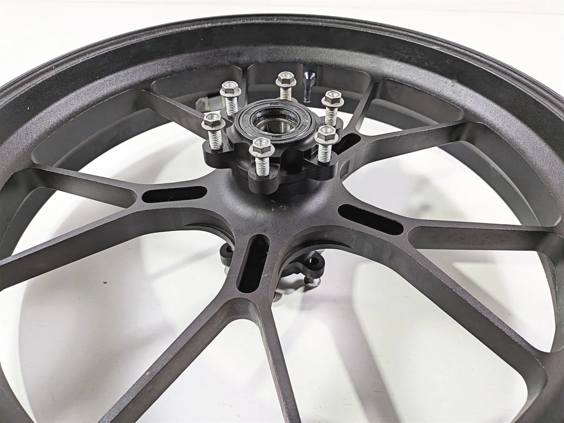 2014 Aprilia RSV4 RR Factory Forged 17x3.5 Front Wheel Rim - Straight 894846 - Image 6