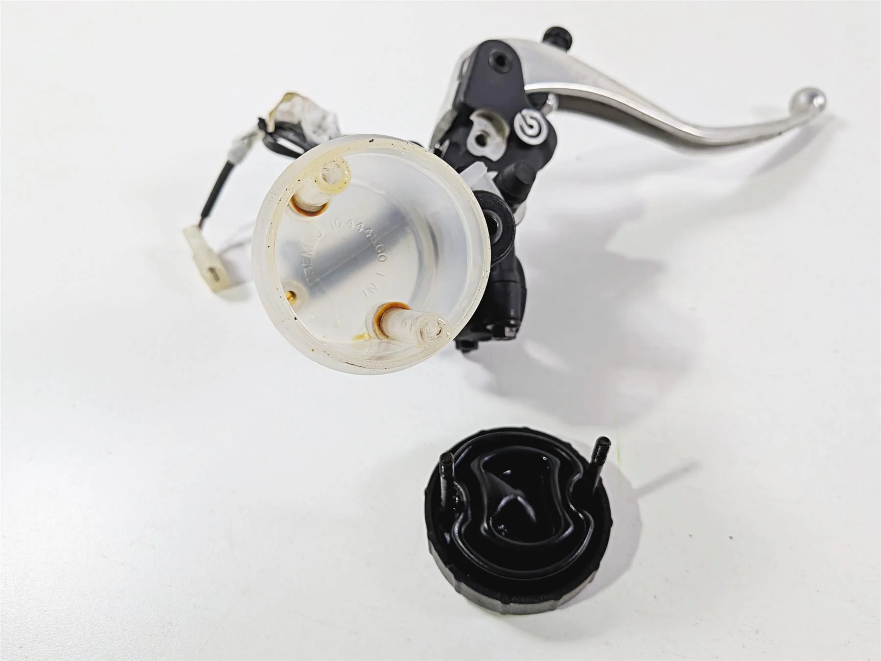 2014 Aprilia RSV4 RR Factory Front Brembo Radial Brake Master Cylinder B044584 - Image 12