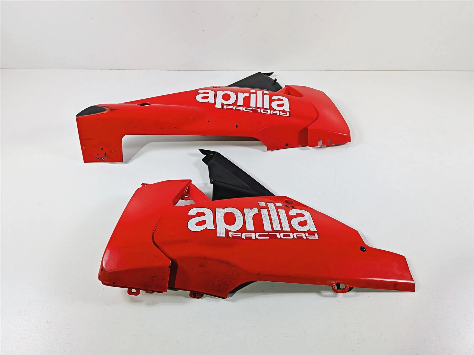 2014 Aprilia RSV4 RR Factory Left Right Lower Belly Fairing Cover Set 858826 - Image 2