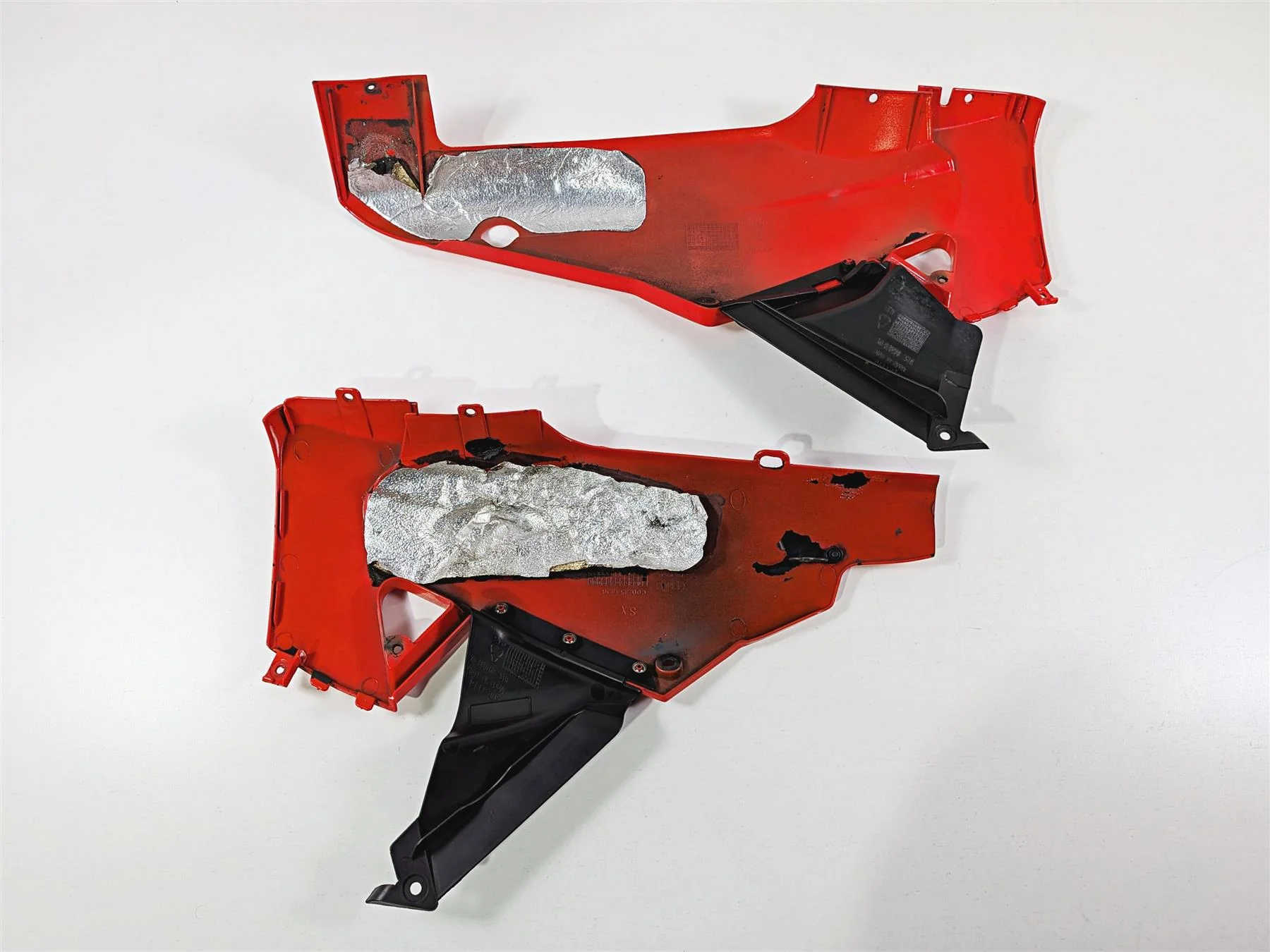 2014 Aprilia RSV4 RR Factory Left Right Lower Belly Fairing Cover Set 858826 - Image 6
