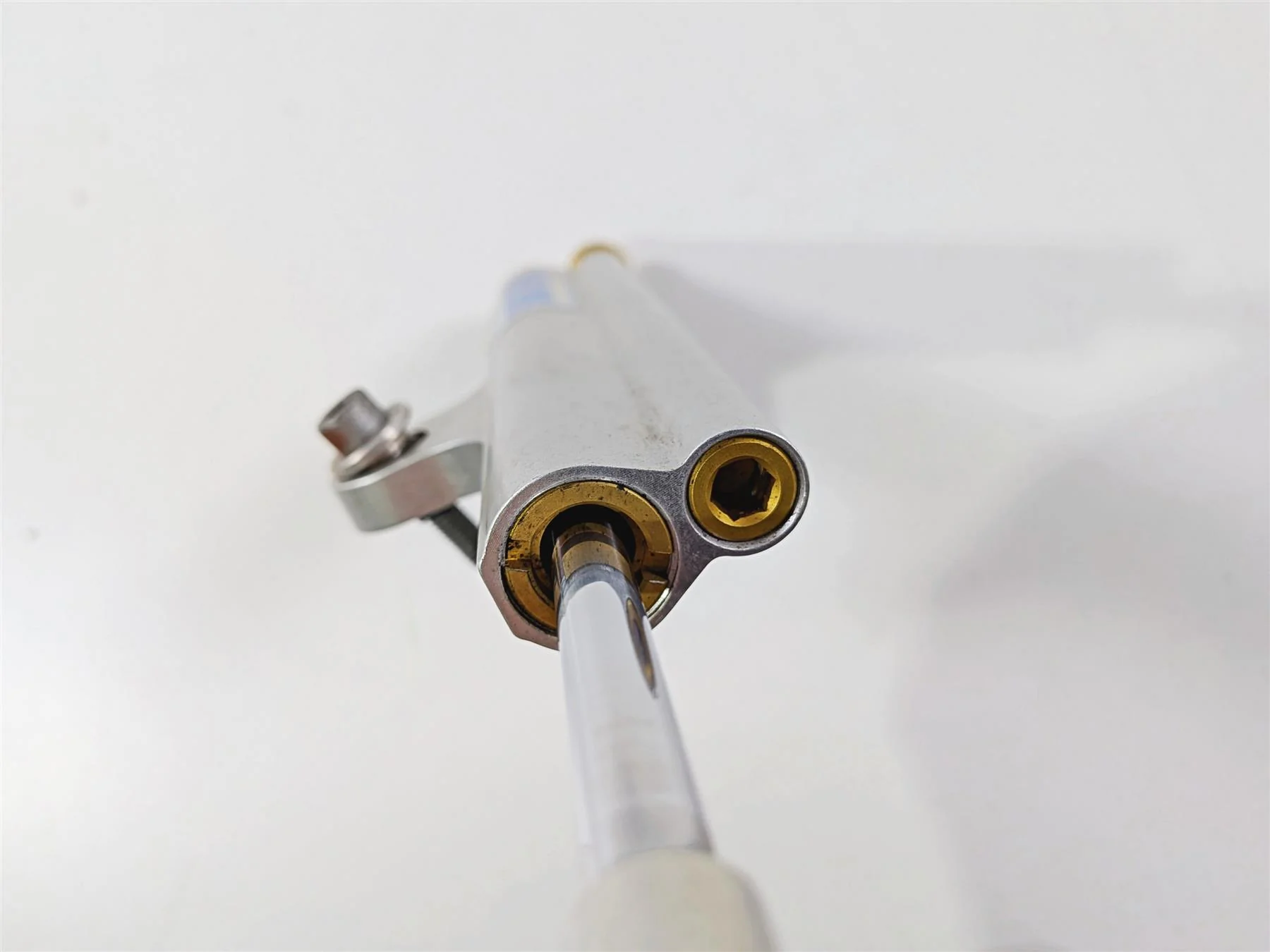 2014 Aprilia RSV4 RR Factory Ohlins Steering Damper Stabilizer & Mount AP8163064 - Image 12