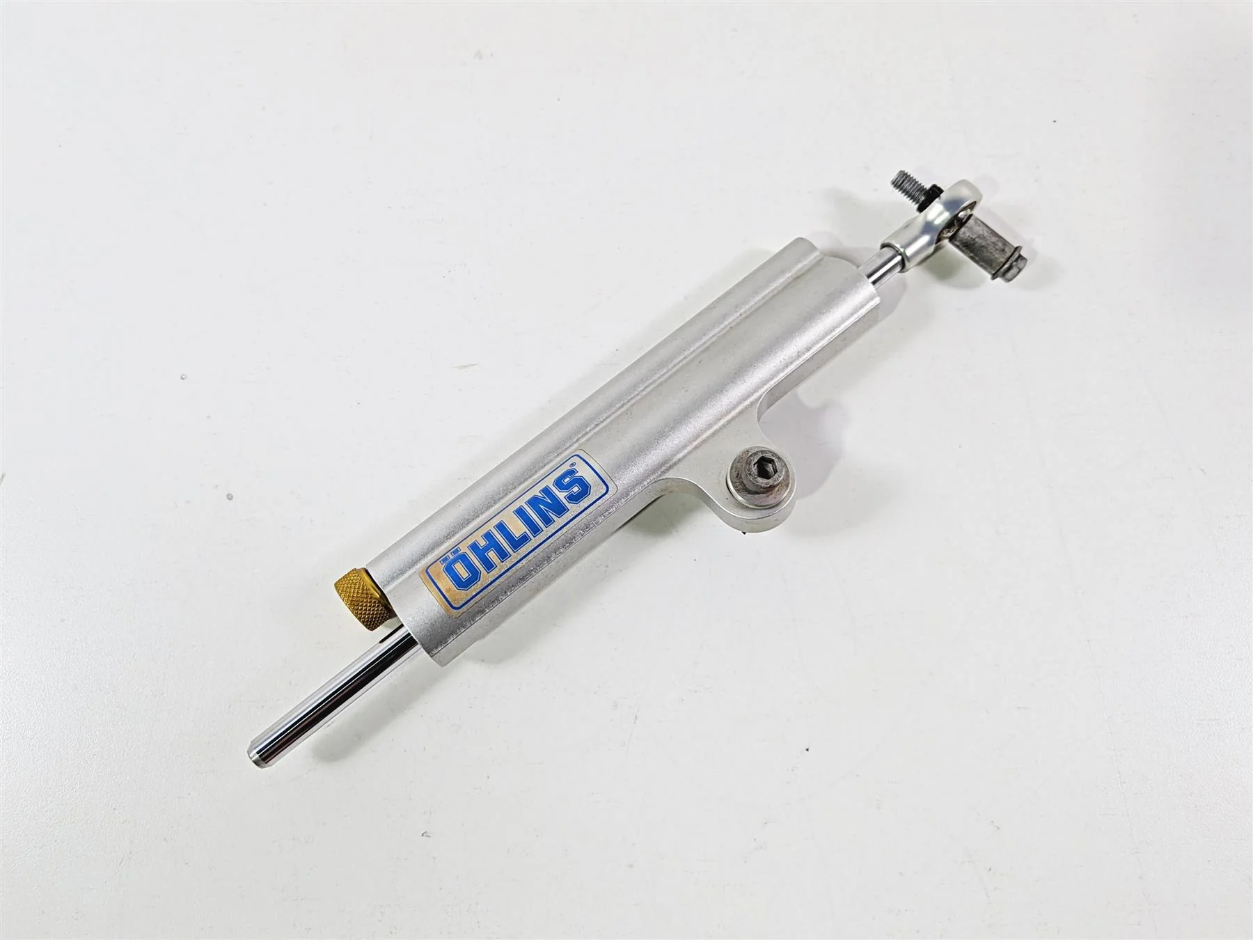 2014 Aprilia RSV4 RR Factory Ohlins Steering Damper Stabilizer & Mount AP8163064 - Image 13