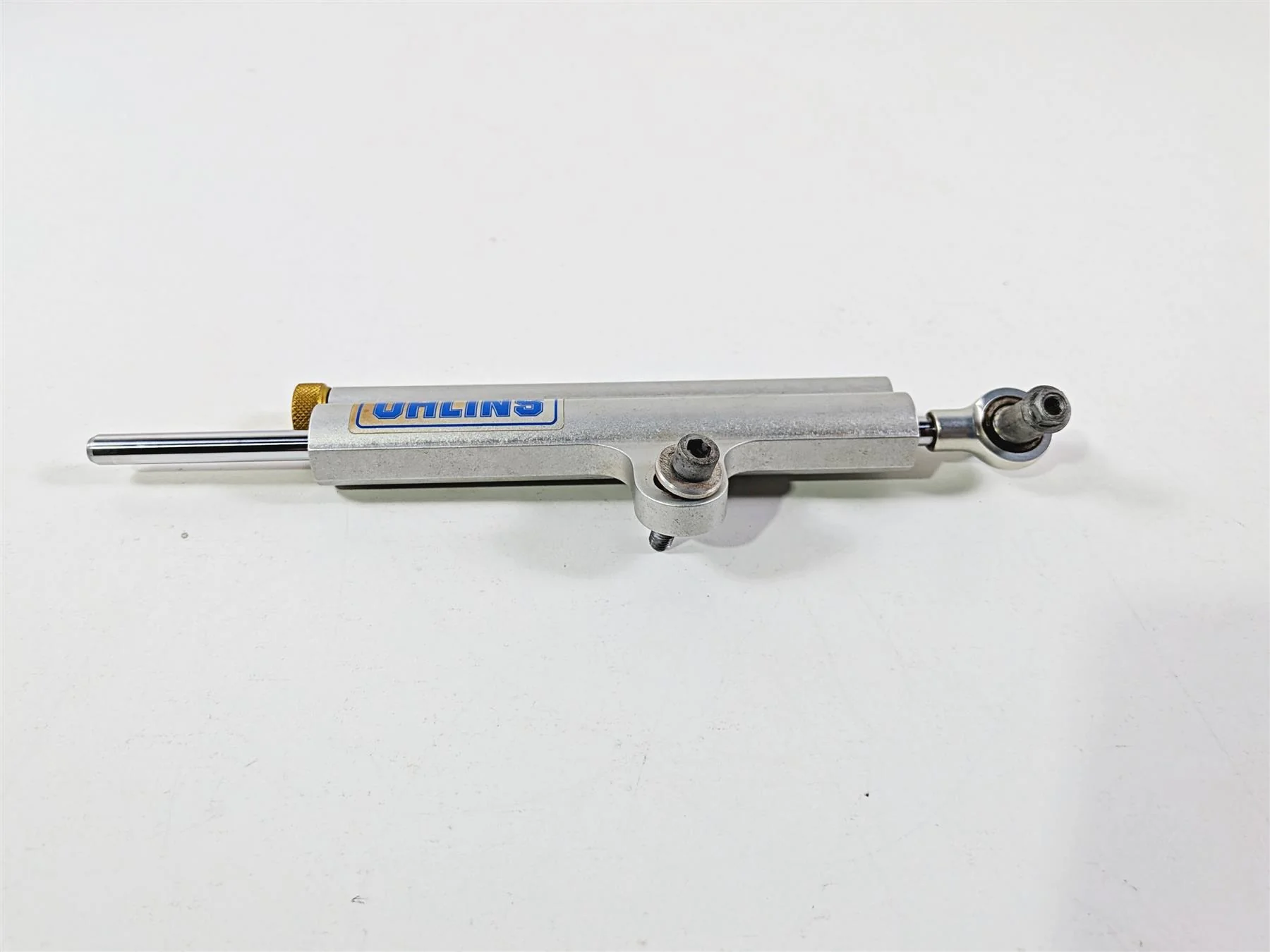 2014 Aprilia RSV4 RR Factory Ohlins Steering Damper Stabilizer & Mount AP8163064 - Image 2