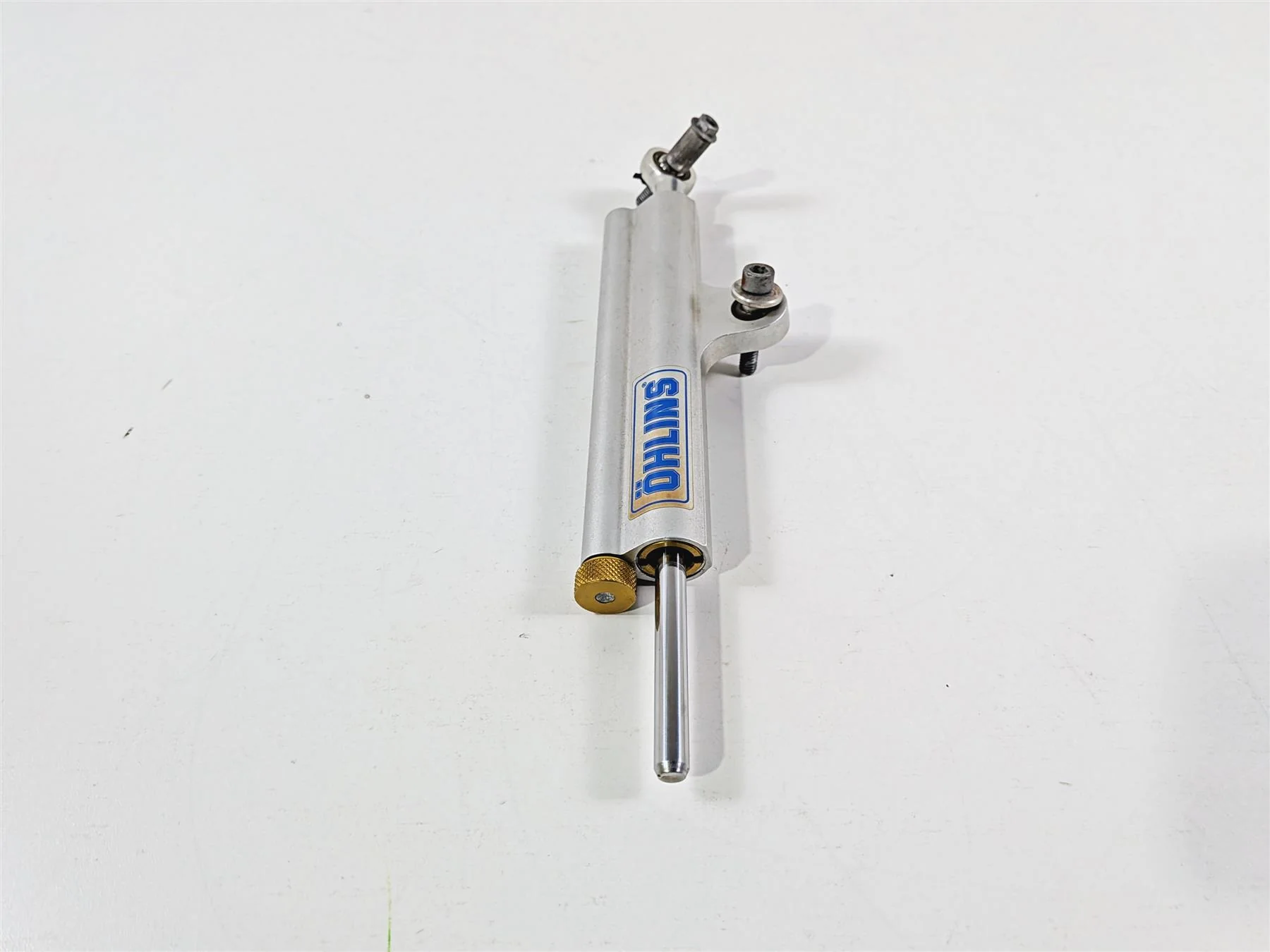 2014 Aprilia RSV4 RR Factory Ohlins Steering Damper Stabilizer & Mount AP8163064 - Image 3