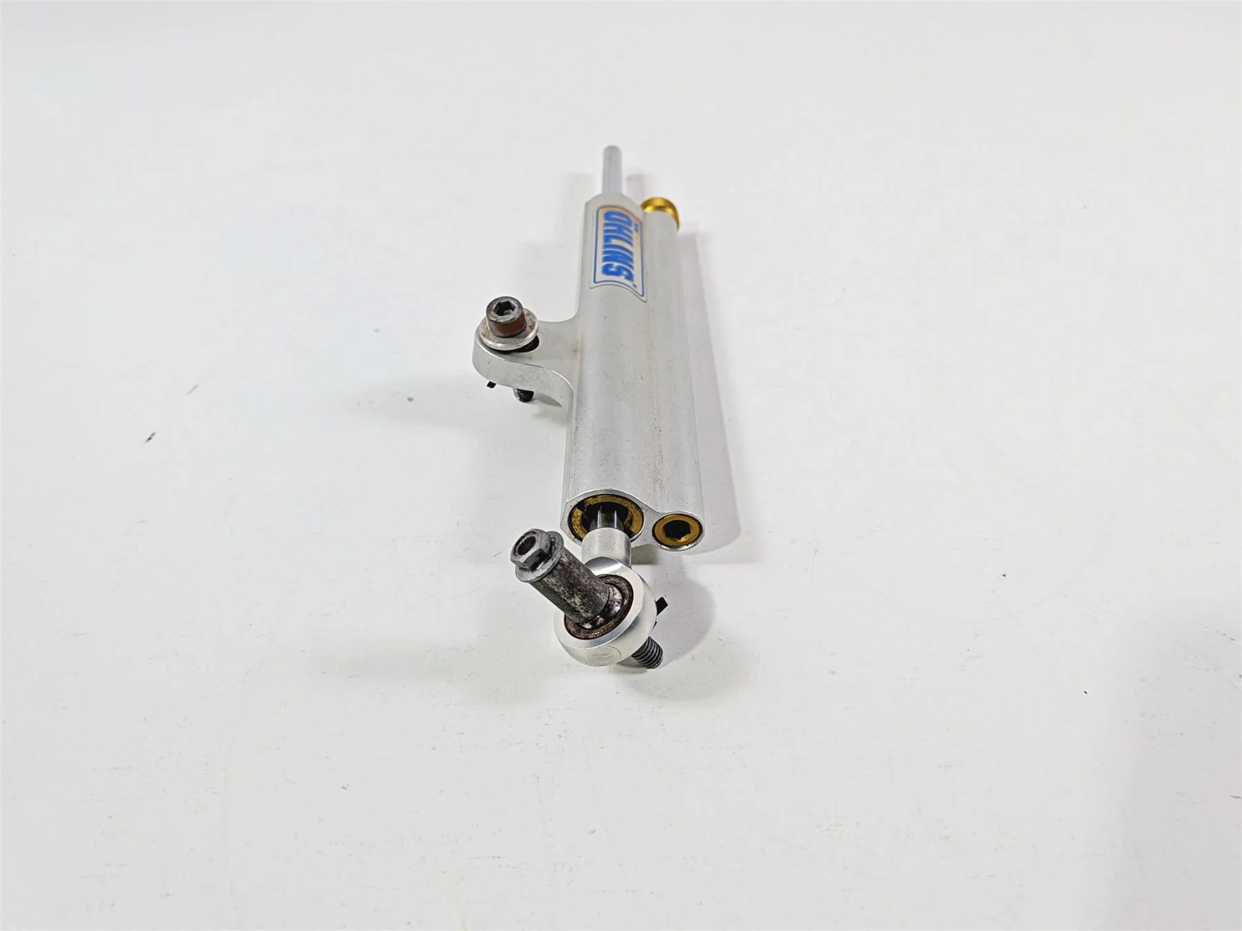 2014 Aprilia RSV4 RR Factory Ohlins Steering Damper Stabilizer & Mount AP8163064 - Image 5