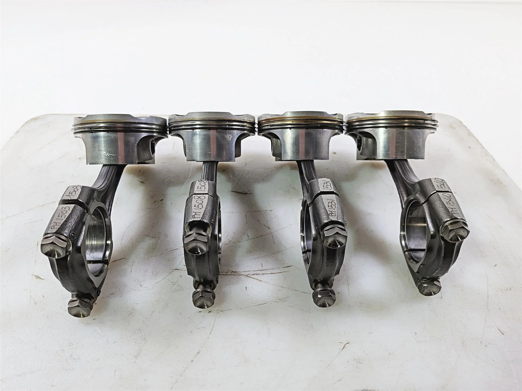 2014 Aprilia RSV4 RR Factory Piston & Connecting Rod Set 2A000166FF CM227501 - Image 2
