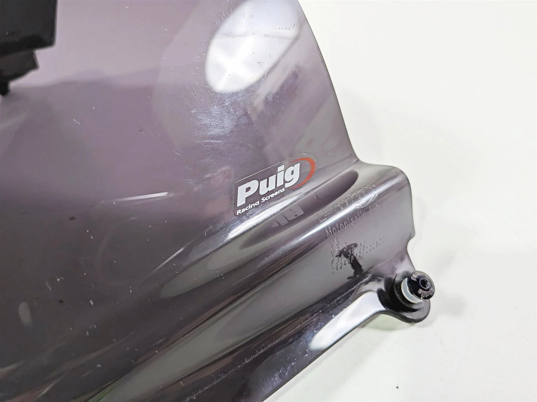 2014 Aprilia RSV4 RR Factory Puig Smoke Smoked Windshield Wind Shield Screen - Image 10