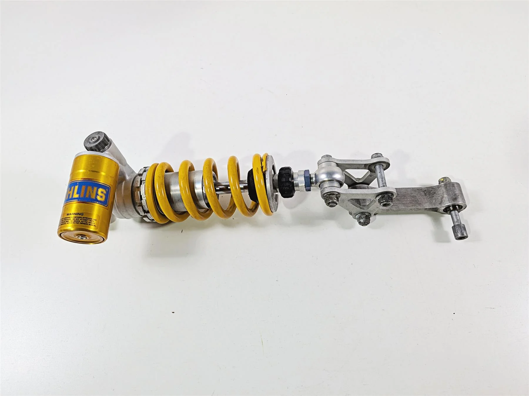 2014 Aprilia RSV4 RR Factory Rear Ohlins Shock Damper & Linkage 858909