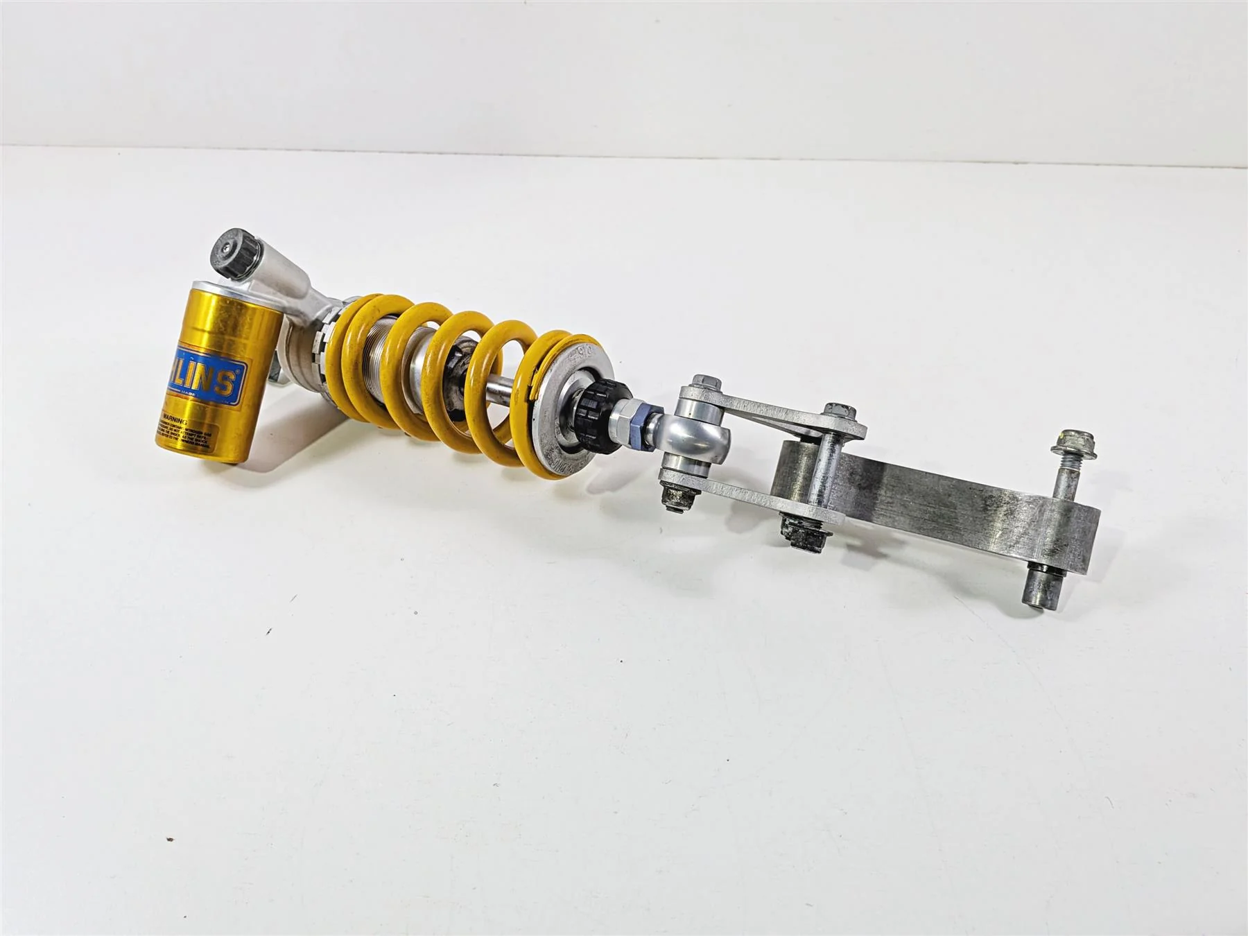 2014 Aprilia RSV4 RR Factory Rear Ohlins Shock Damper & Linkage 858909 - Image 10