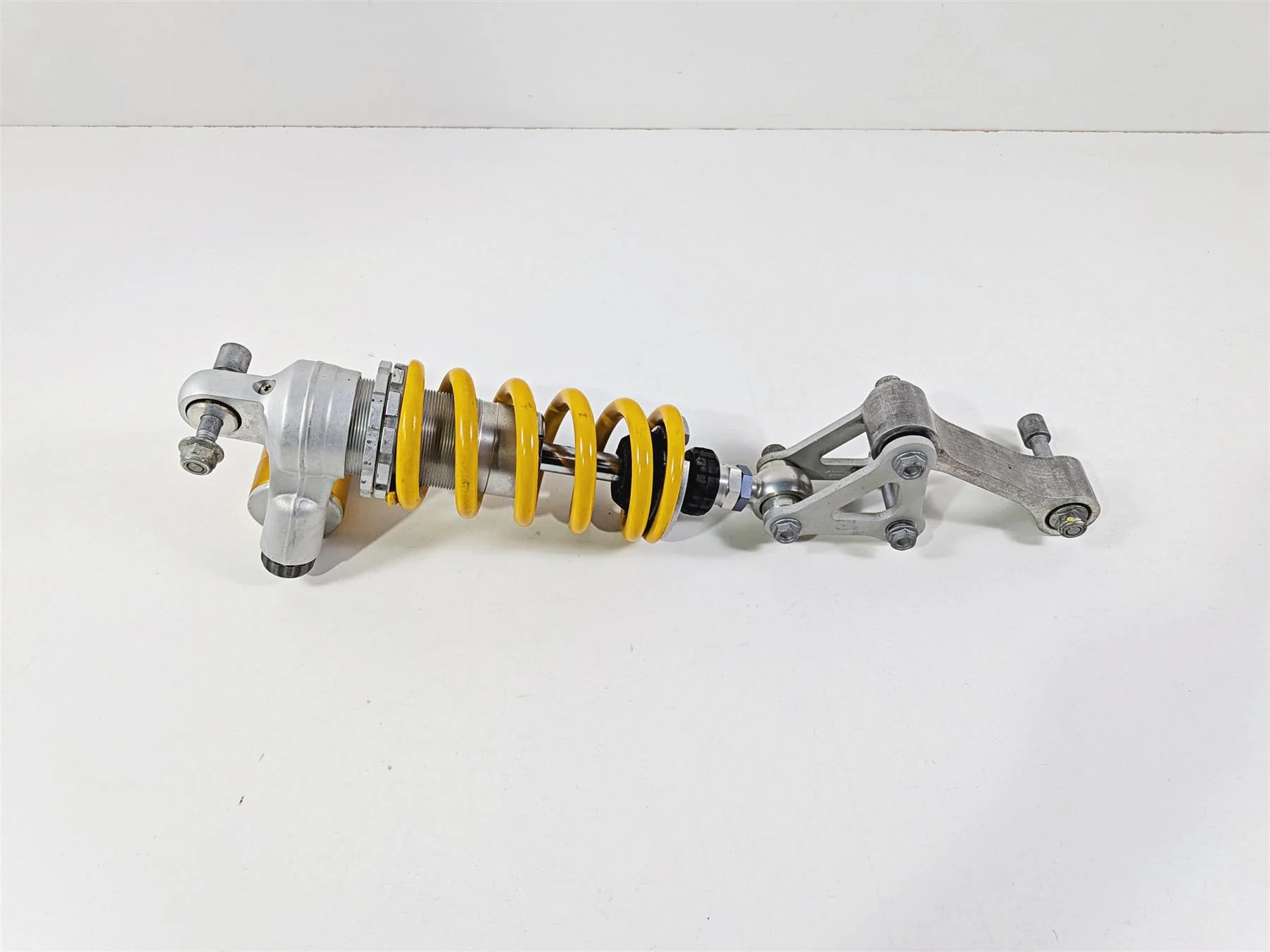 2014 Aprilia RSV4 RR Factory Rear Ohlins Shock Damper & Linkage 858909 - Image 2