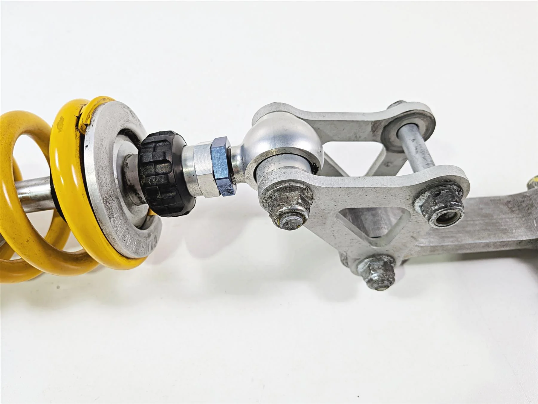2014 Aprilia RSV4 RR Factory Rear Ohlins Shock Damper & Linkage 858909 - Image 5