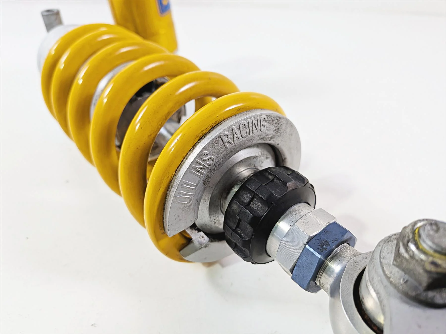 2014 Aprilia RSV4 RR Factory Rear Ohlins Shock Damper & Linkage 858909 - Image 8