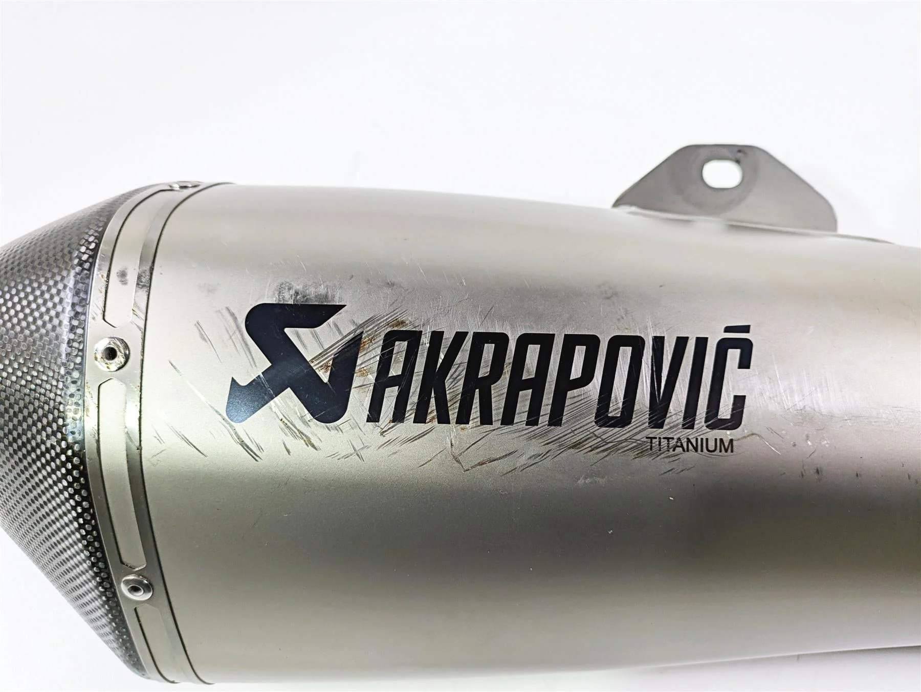 2014 BMW K1300S K40 Akrapovic Titanium Exhaust Pipe Can M-HALAG001 71607718438 - Image 5