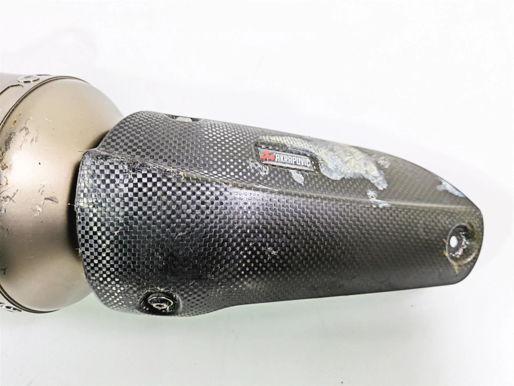 2014 BMW K1300S K40 Akrapovic Titanium Exhaust Pipe Can M-HALAG001 71607718438 - Image 7