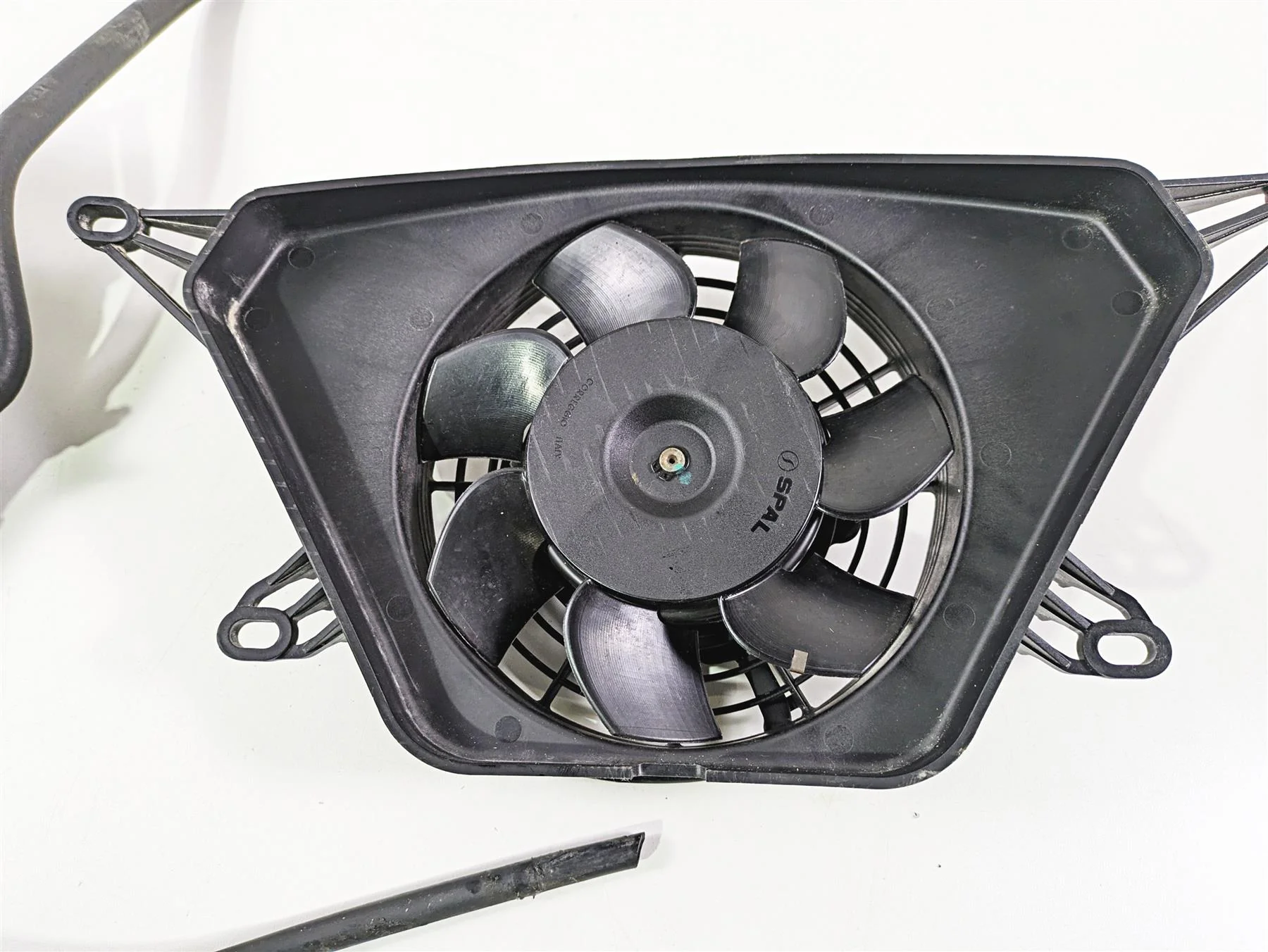 2014 BMW K1300S K40 Coolant Fan And Bottle That Mounts To Radiator 17117699517 - Image 7