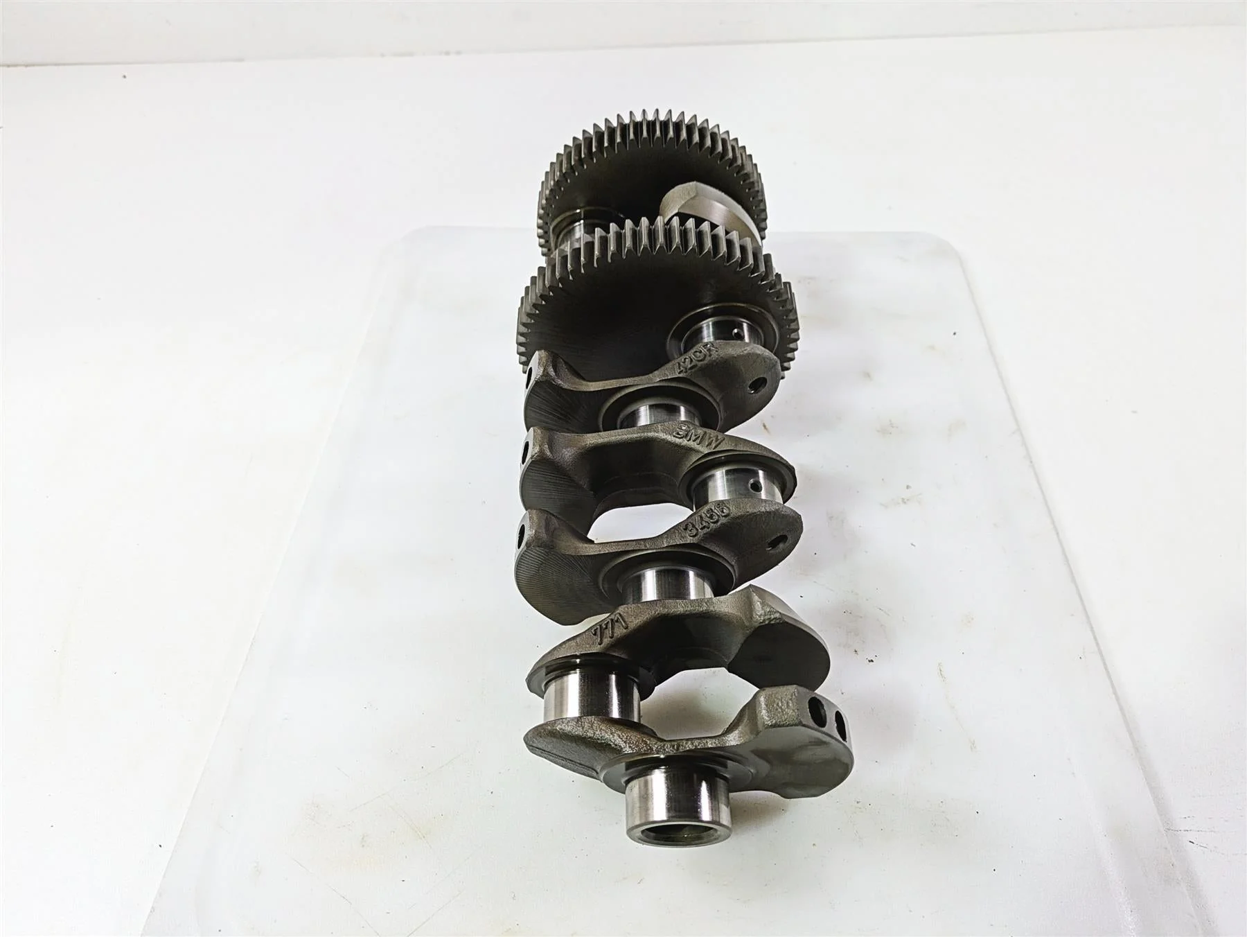 2014 BMW K1300S K40 Crankshaft Crank Shaft 22K 11217713526 - Image 2