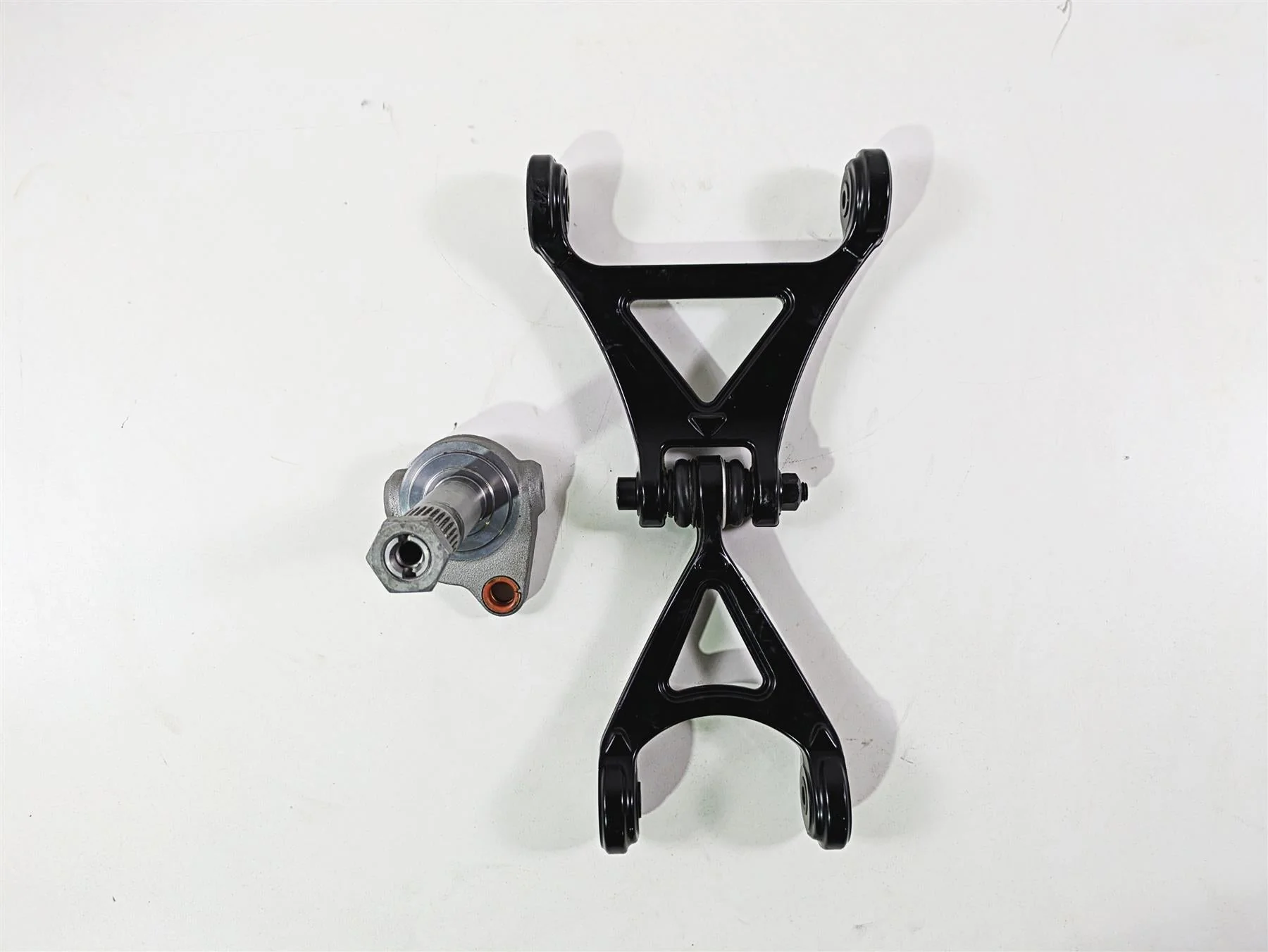 2014 BMW K1300S K40 Front Fork Shear Joint Link Set 31447676056 - Image 5