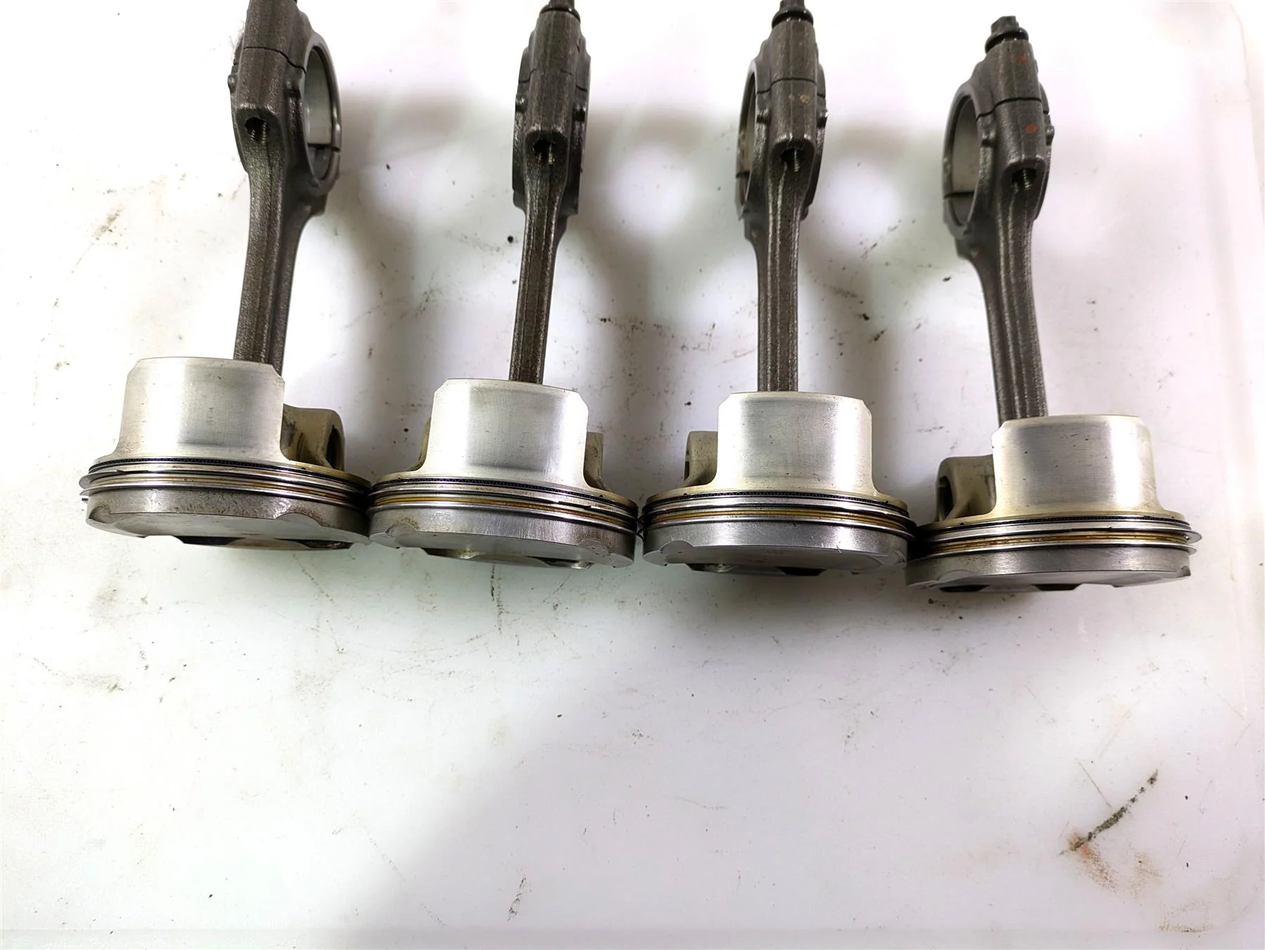 2014 BMW K1300S K40 Piston & Piston Rod Set - Good Compression 11257713547