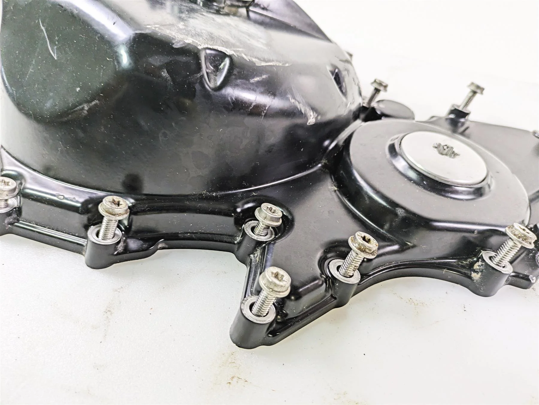 2014 BMW K1300S K40 Right Side Engine Clutch Cover 11147714011 7707392 - Image 11
