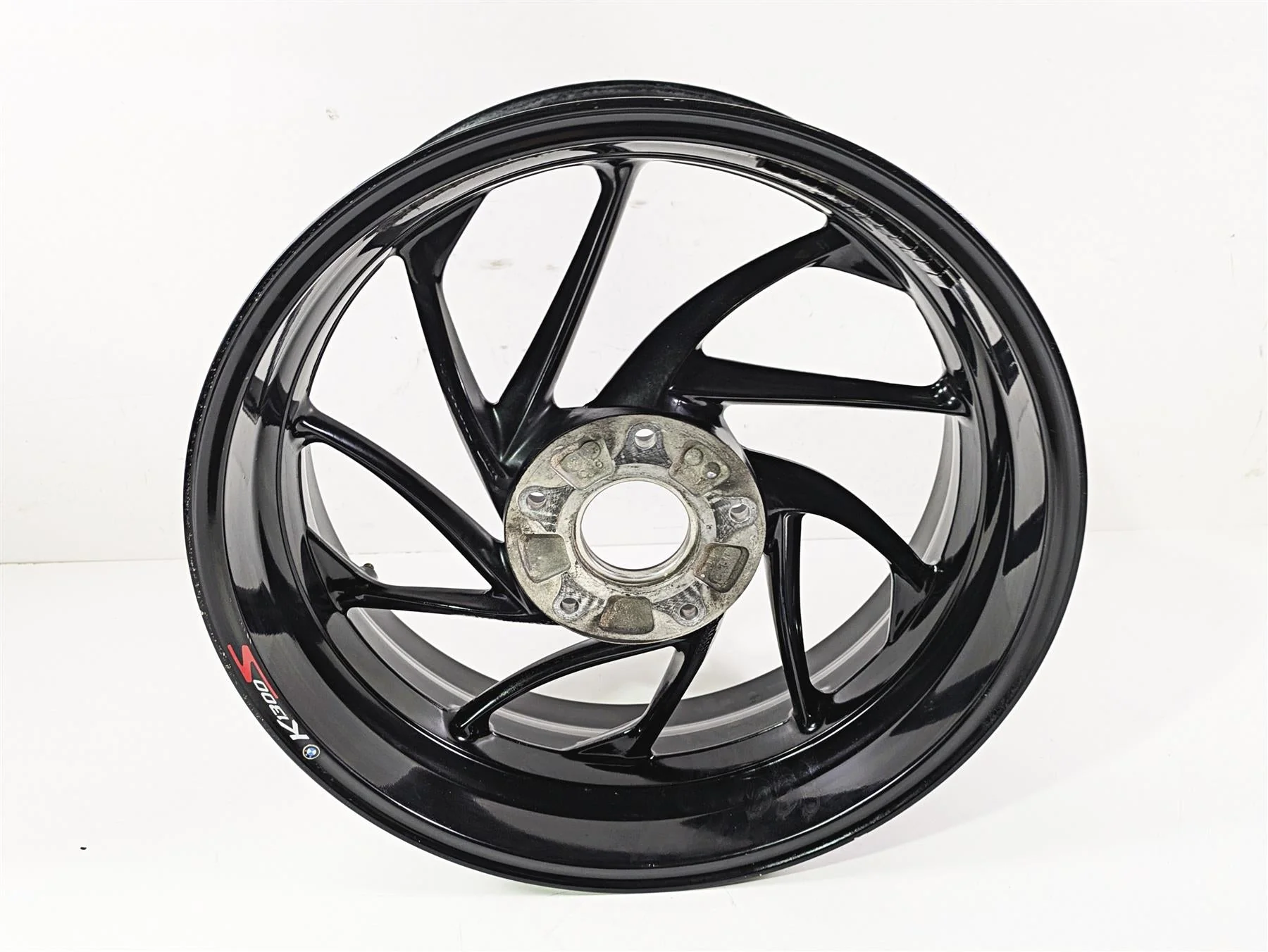 2014 BMW K1300S K40 Straight Rear Wheel Rim 17x6 36317717919 - Image 2
