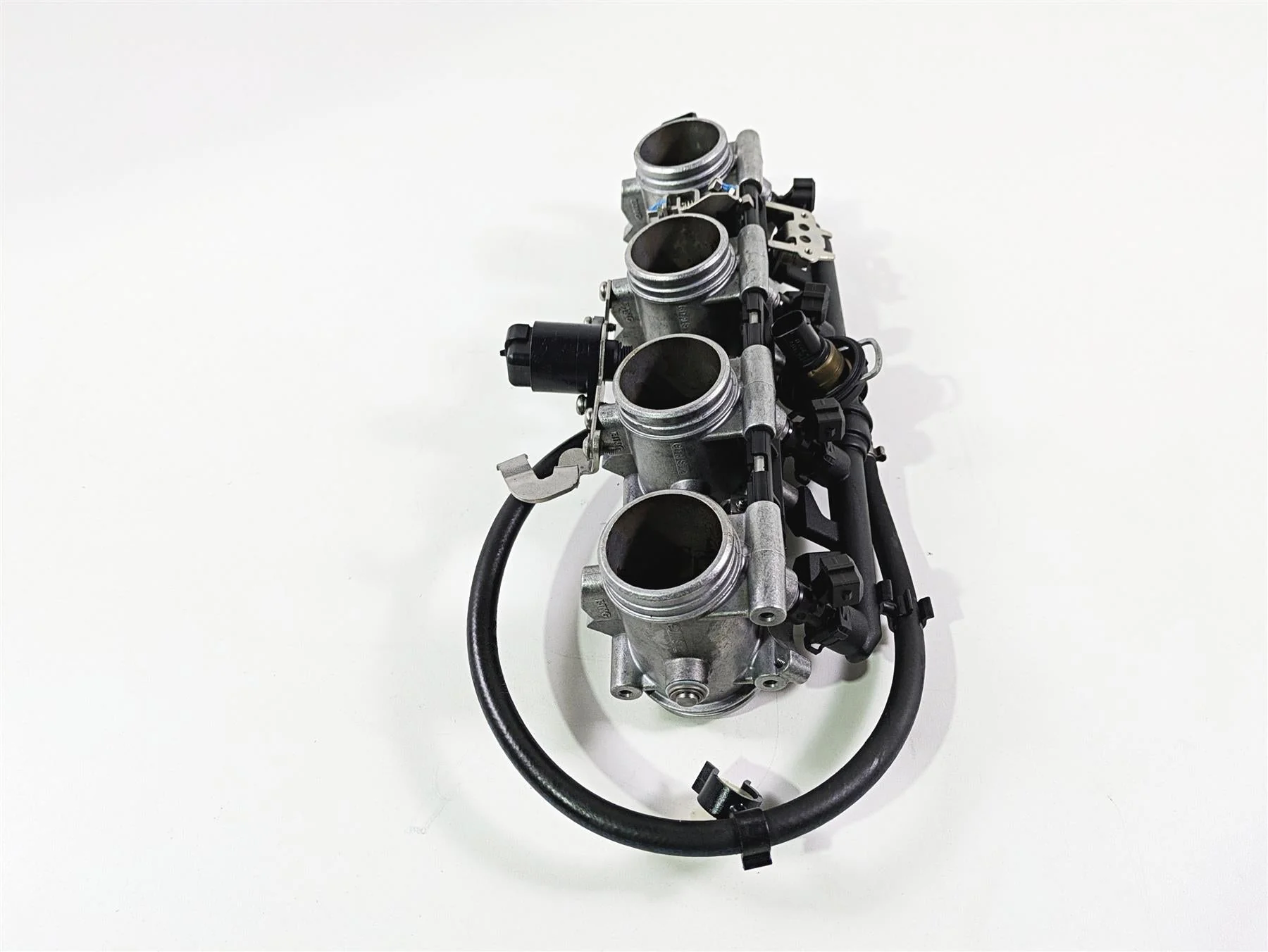 2014 BMW K1300S K40 Throttle Body Bodies Fuel Injectors Set 13547712156 - Image 4