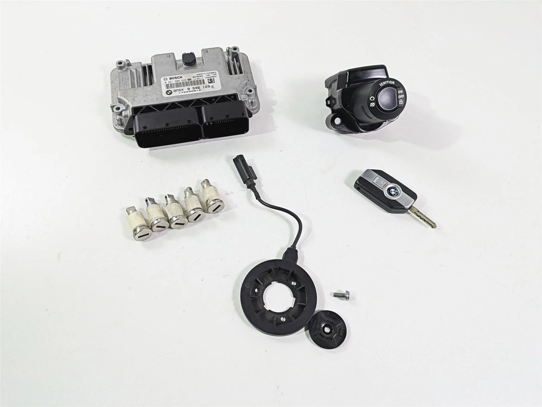 2014 BMW K1600 GTL  K48 Cdi Handsfree Ignition Switch Key Lock Set 13618546129 - Image 12