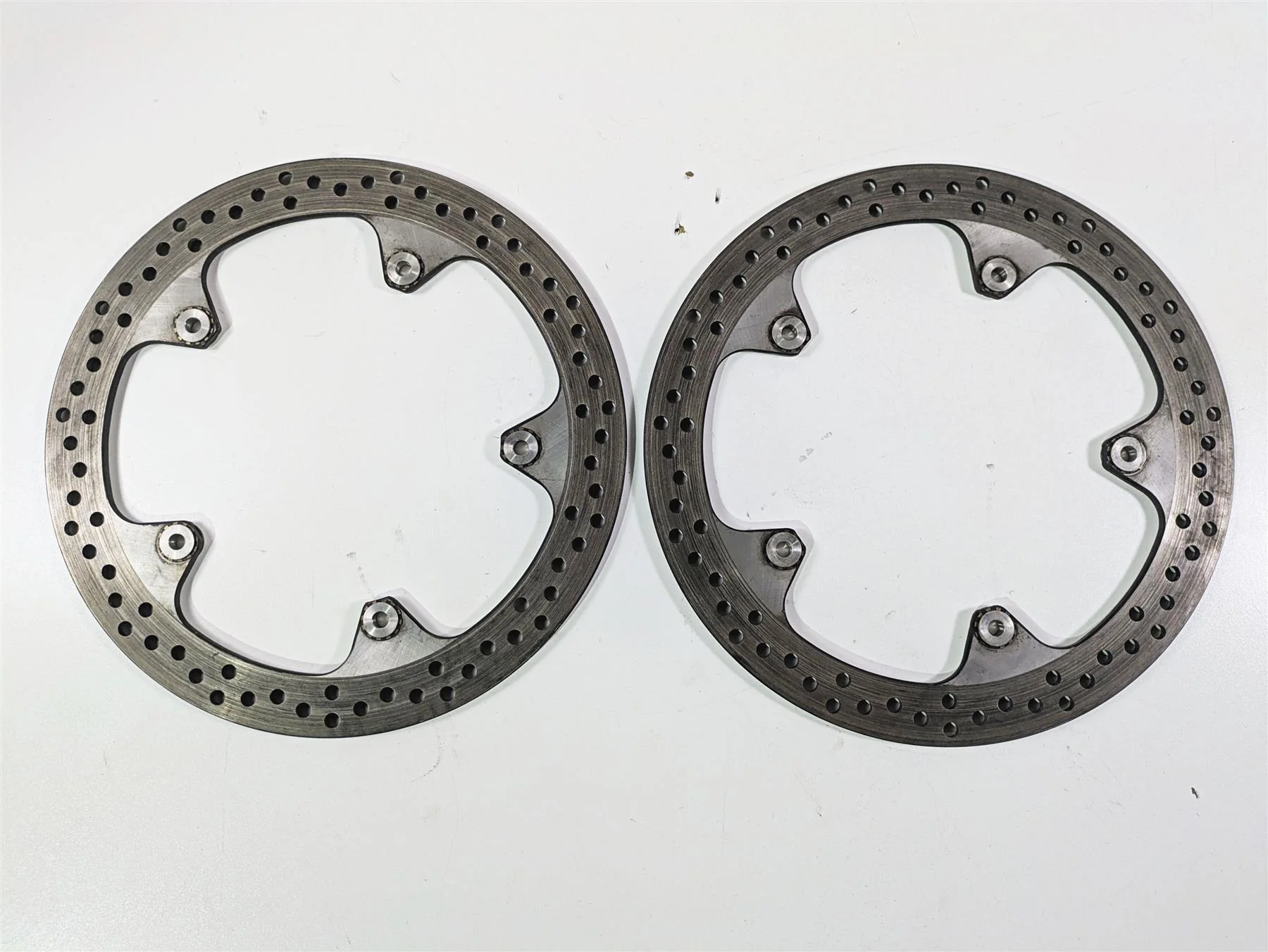 2014 BMW K1600 GTL  K48 Front Brake Rotor Disc Set 320mm 34117701456 - Image 6