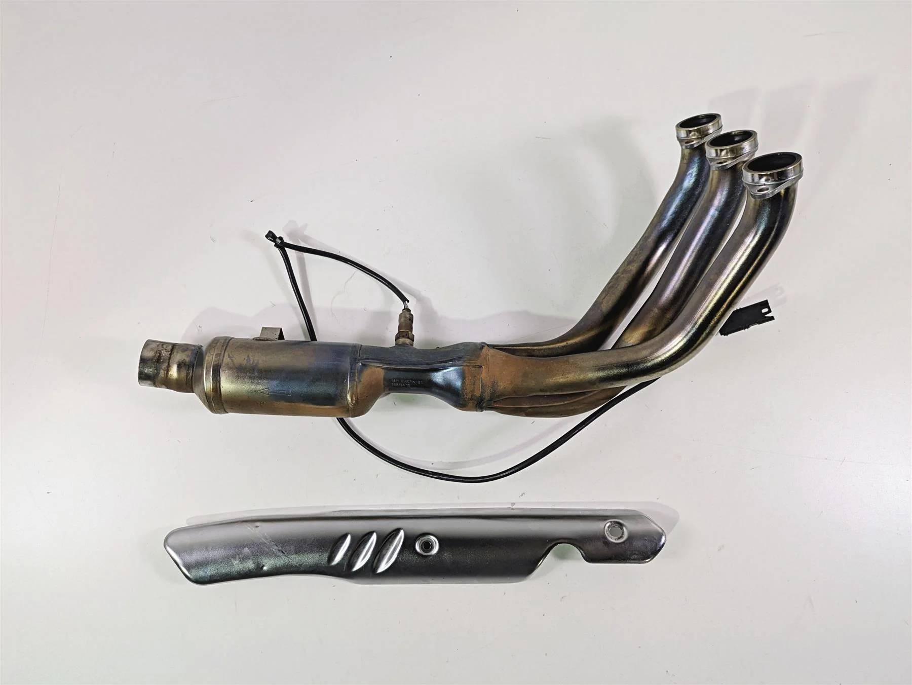 2014 BMW K1600 GTL  K48 Left Exhaust Header Manifold + Heat Shield 18518546714