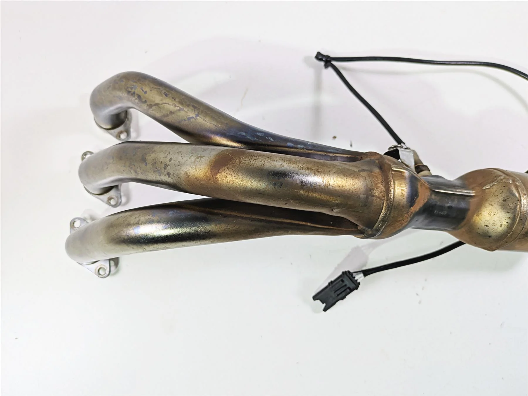 2014 BMW K1600 GTL  K48 Left Exhaust Header Manifold + Heat Shield 18518546714 - Image 11