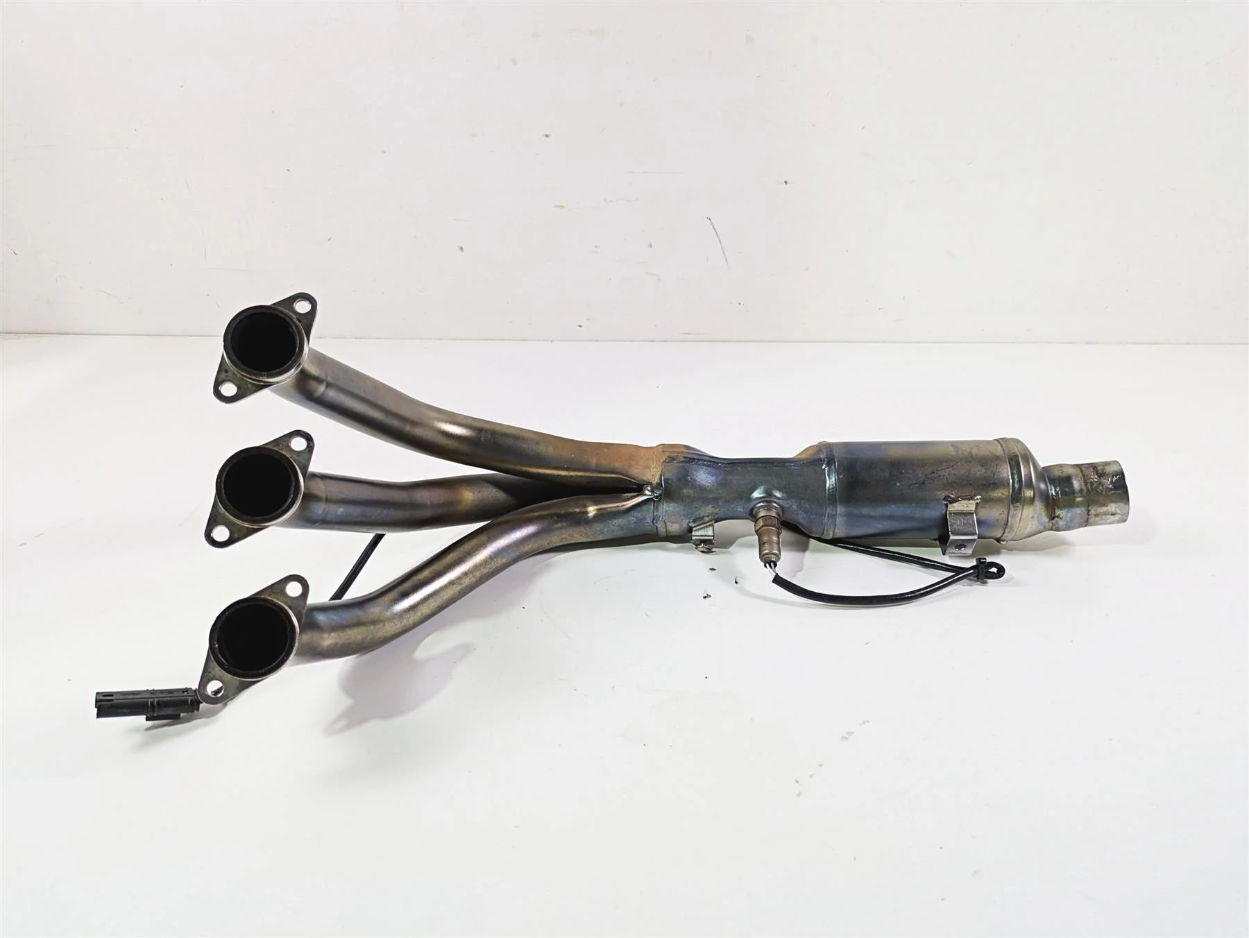 2014 BMW K1600 GTL  K48 Left Exhaust Header Manifold + Heat Shield 18518546714 - Image 7