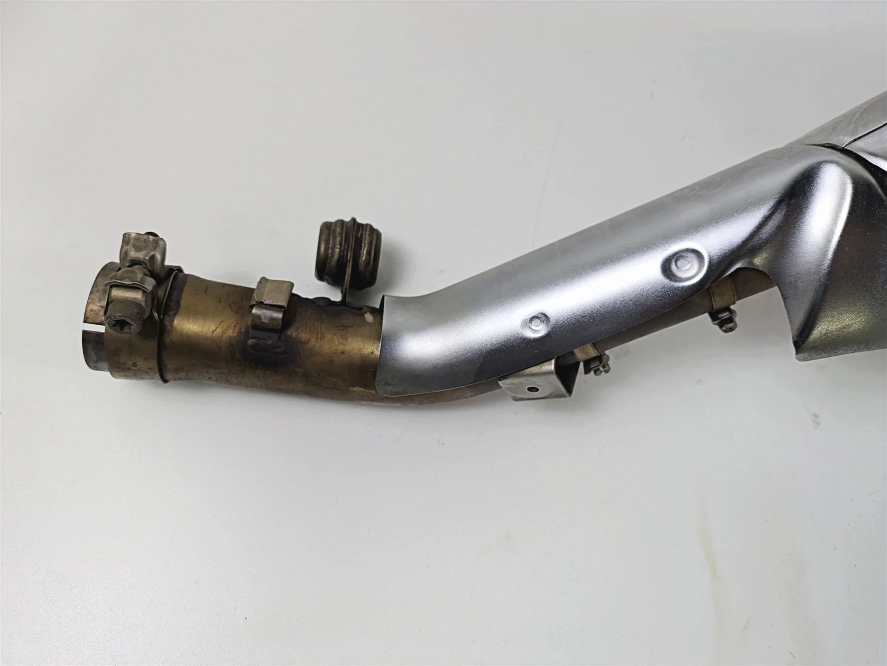 2014 BMW K1600 GTL  K48 Left Exhaust Pipe Muffler Silencer Chrome 18127723444 - Image 10