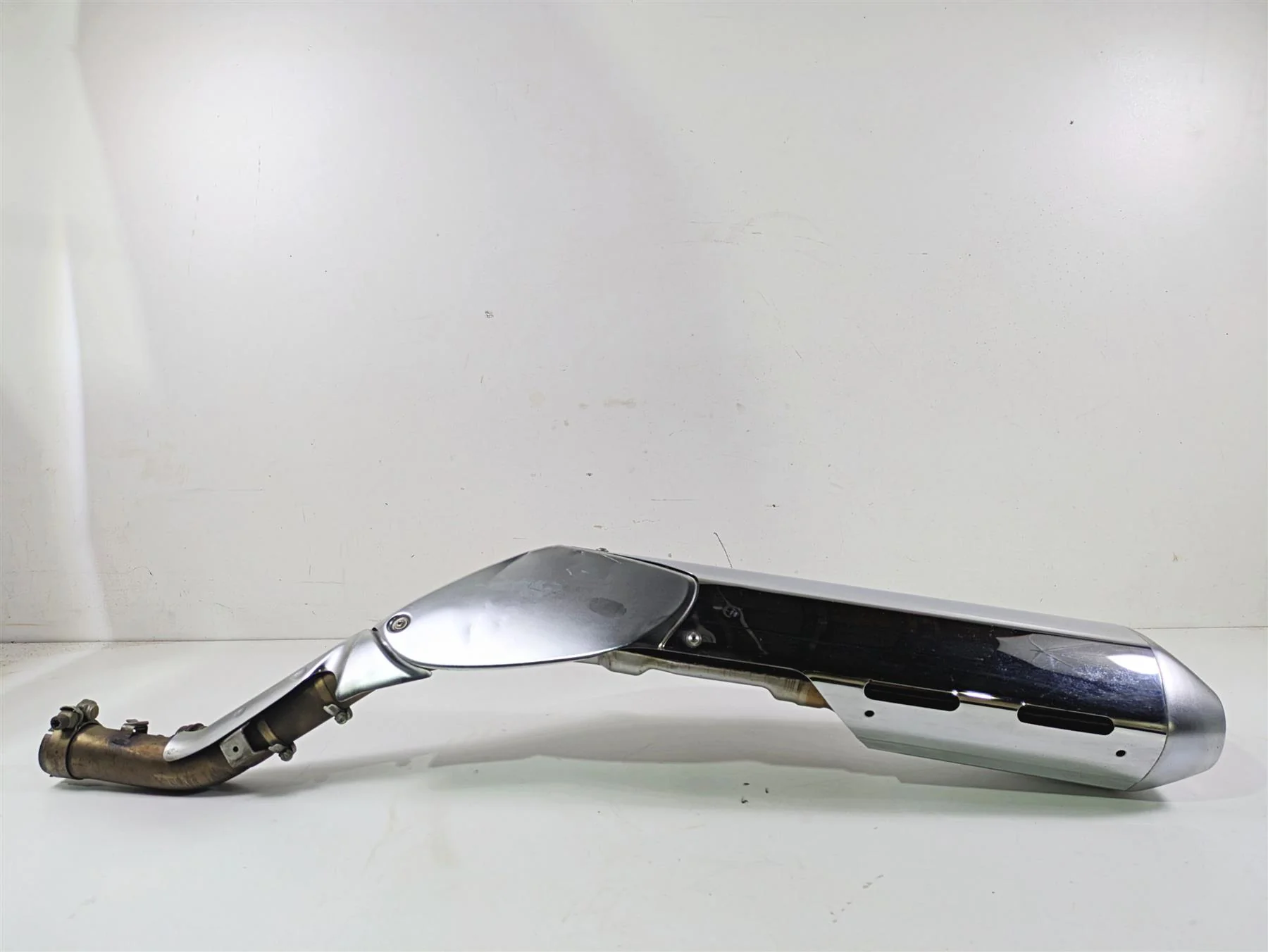 2014 BMW K1600 GTL  K48 Left Exhaust Pipe Muffler Silencer Chrome 18127723444 - Image 2