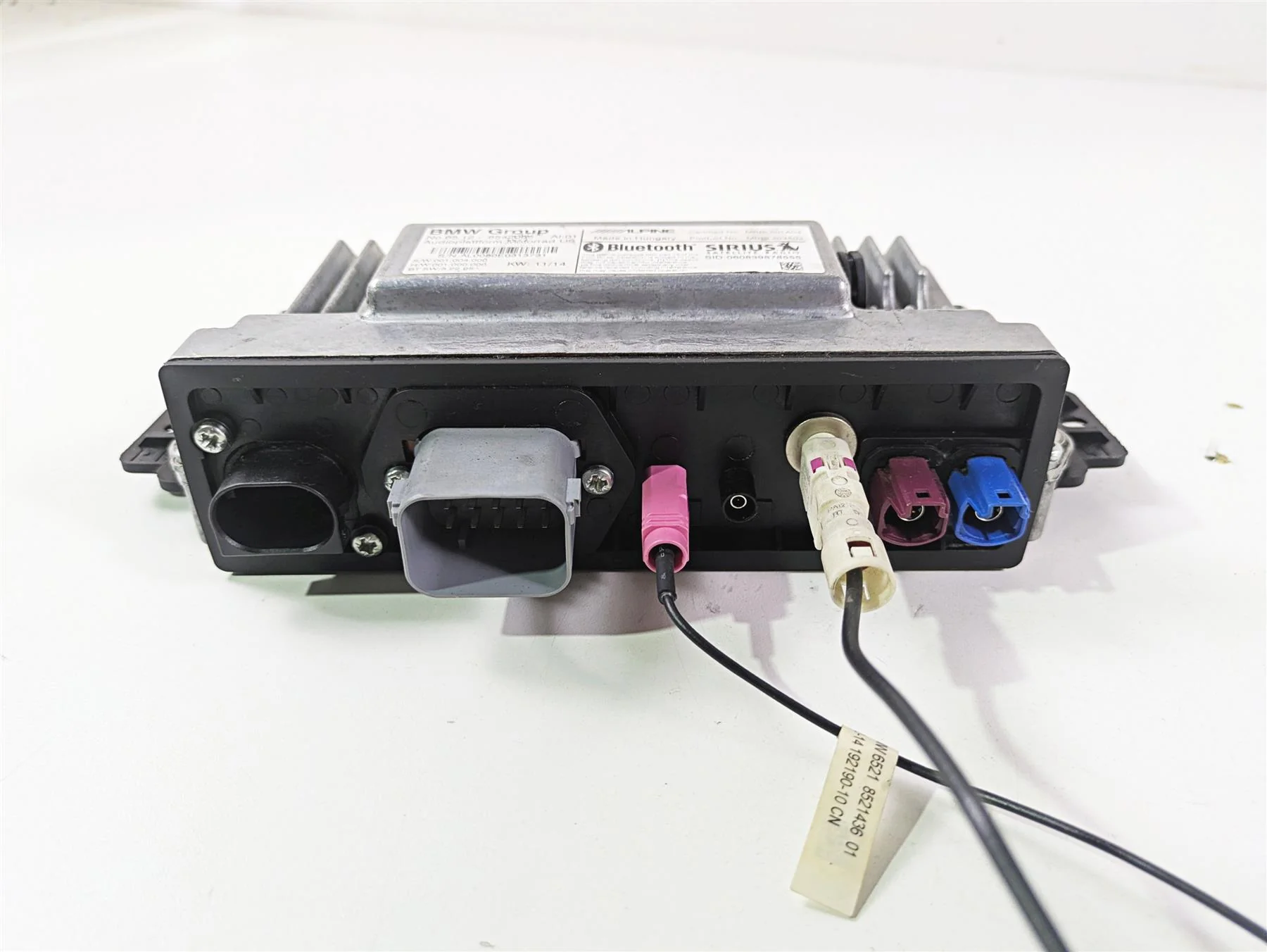 2014 BMW K1600 GTL K48 Radio Audio Amplifier + Wiring & Antennas 65128542065 - Image 4