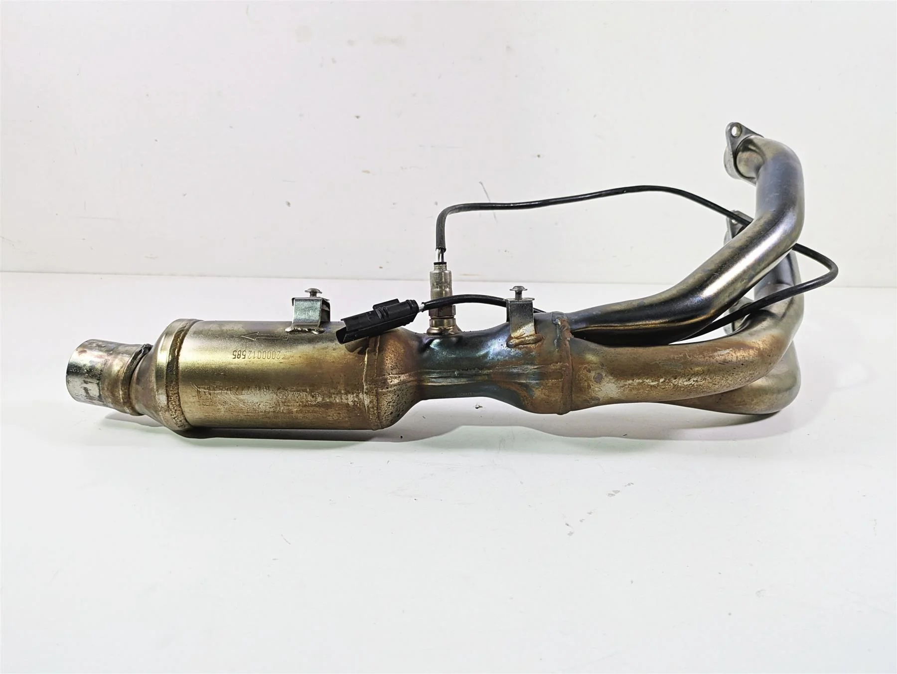 2014 BMW K1600 GTL  K48 Right Exhaust Header Manifold + Heat Shield 18518546715 - Image 4