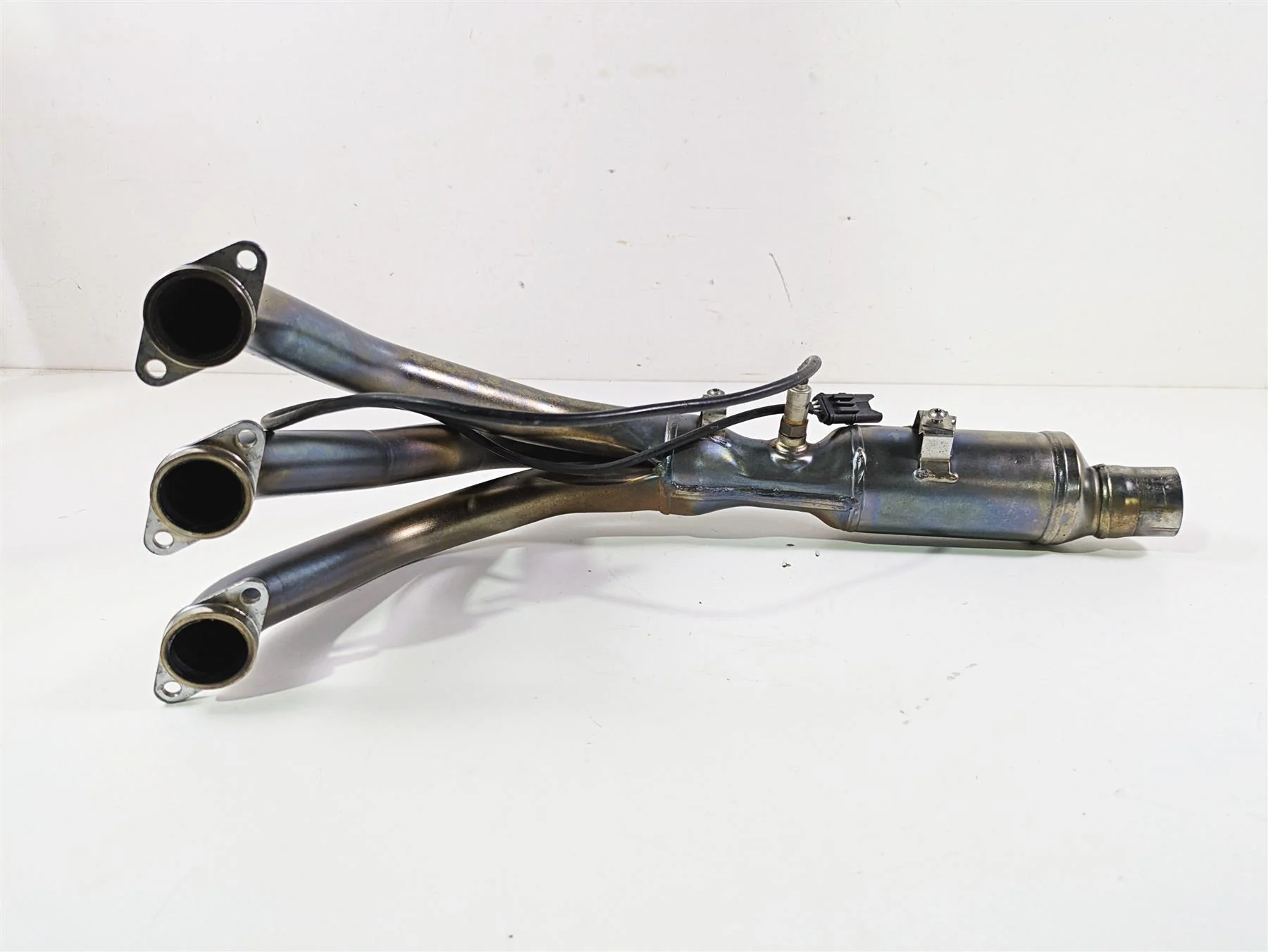 2014 BMW K1600 GTL  K48 Right Exhaust Header Manifold + Heat Shield 18518546715 - Image 6