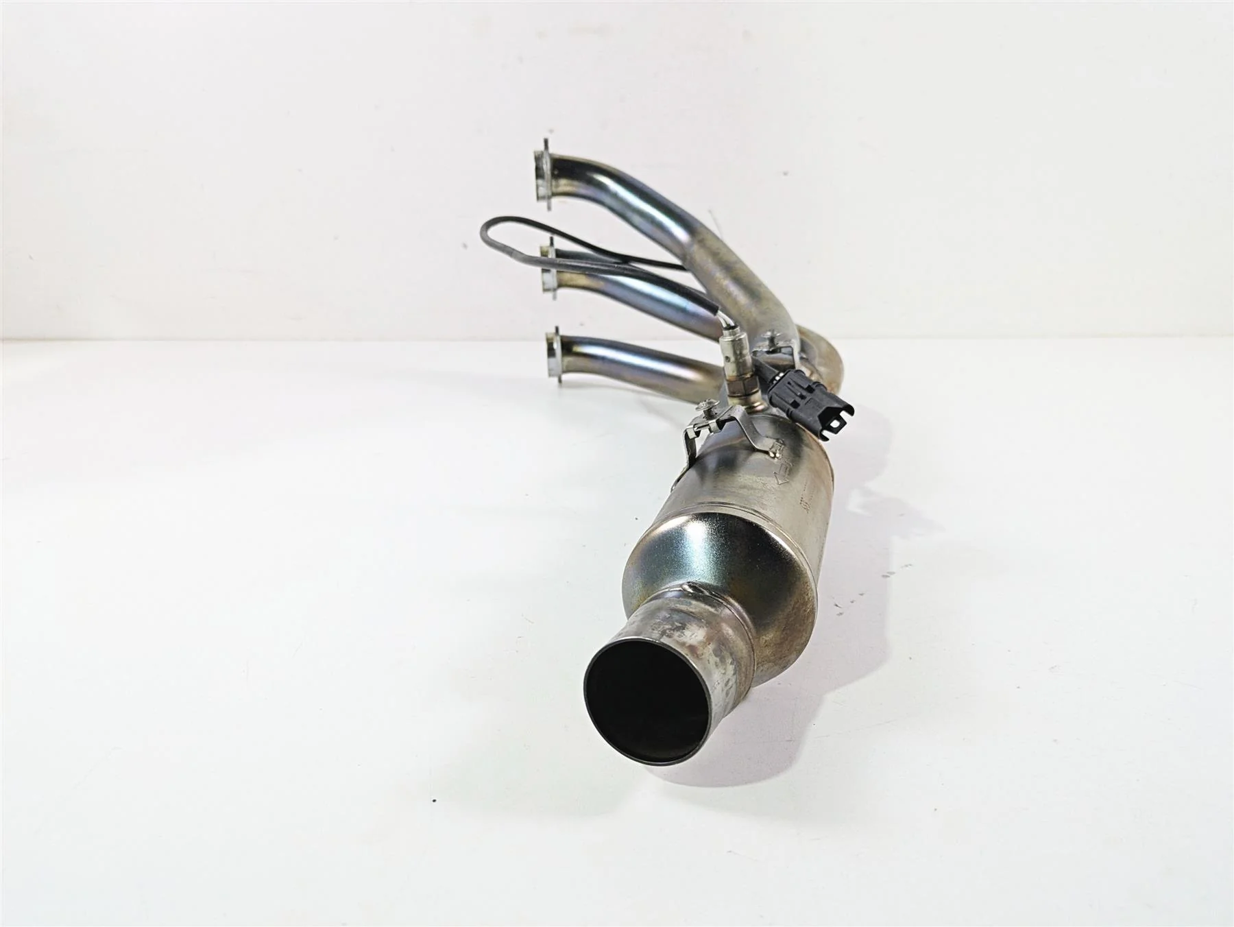 2014 BMW K1600 GTL  K48 Right Exhaust Header Manifold + Heat Shield 18518546715 - Image 7